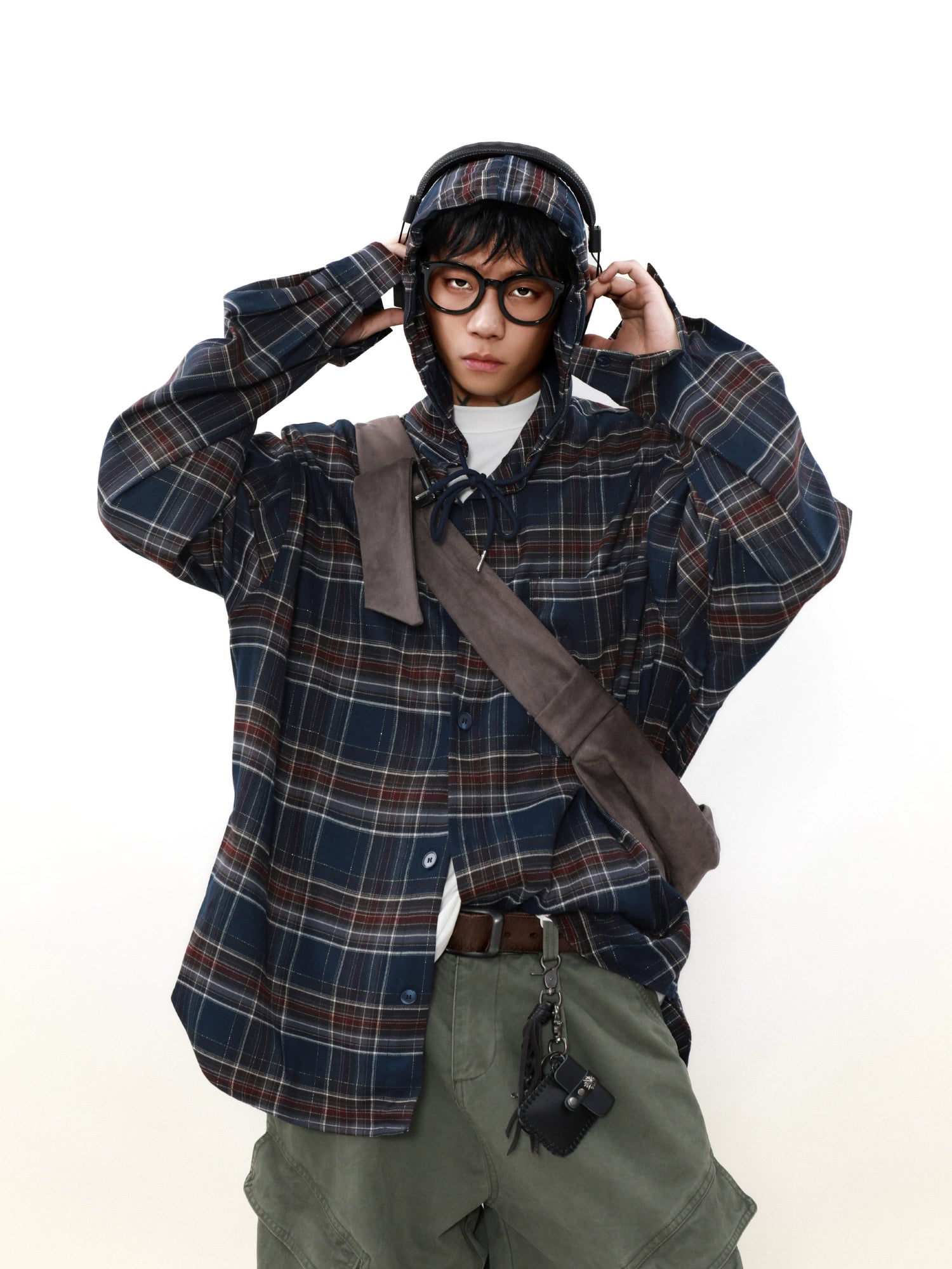 Midnight Scout Hooded Check Shirt
