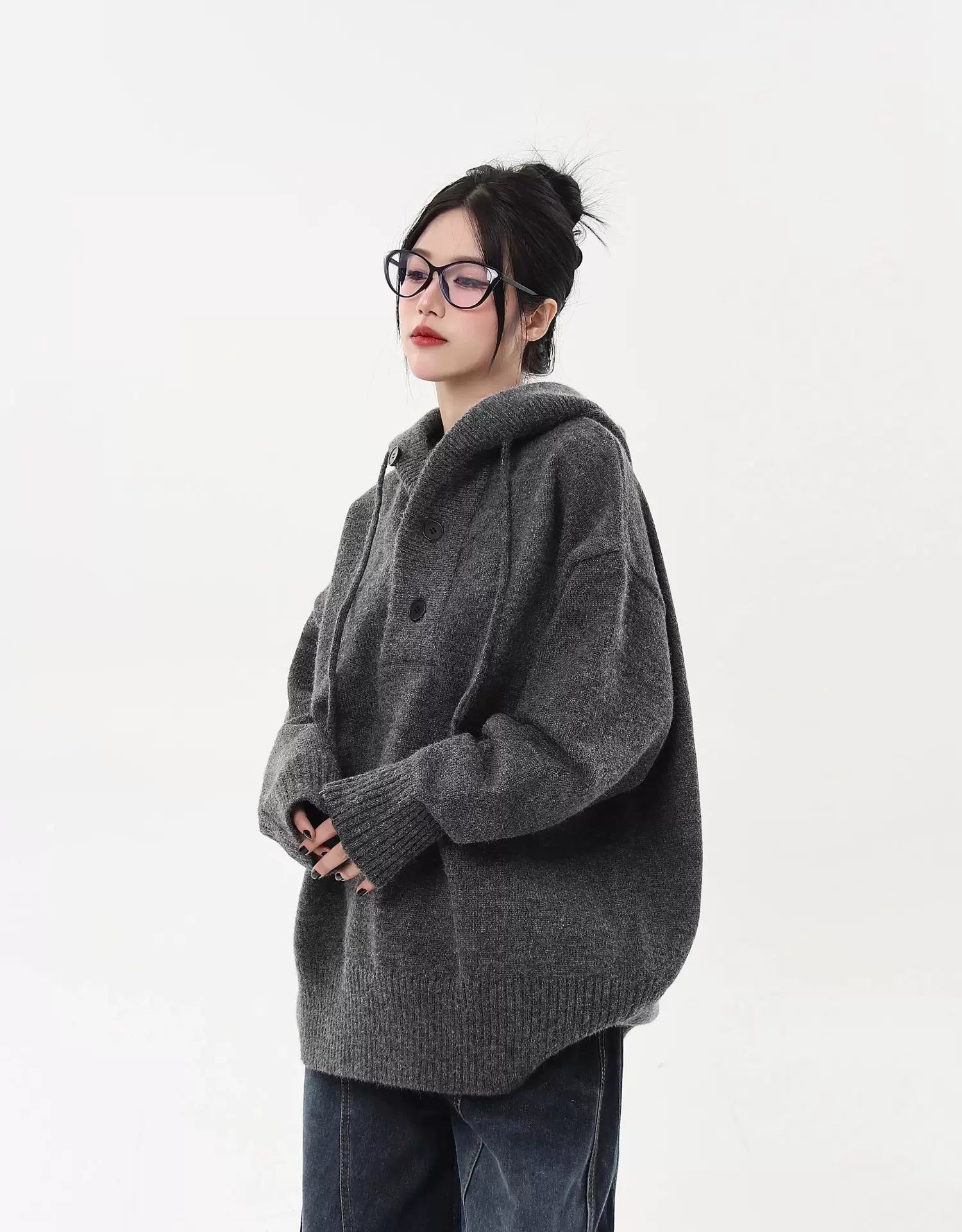 Ash Knit Relay Hoodie Sweater