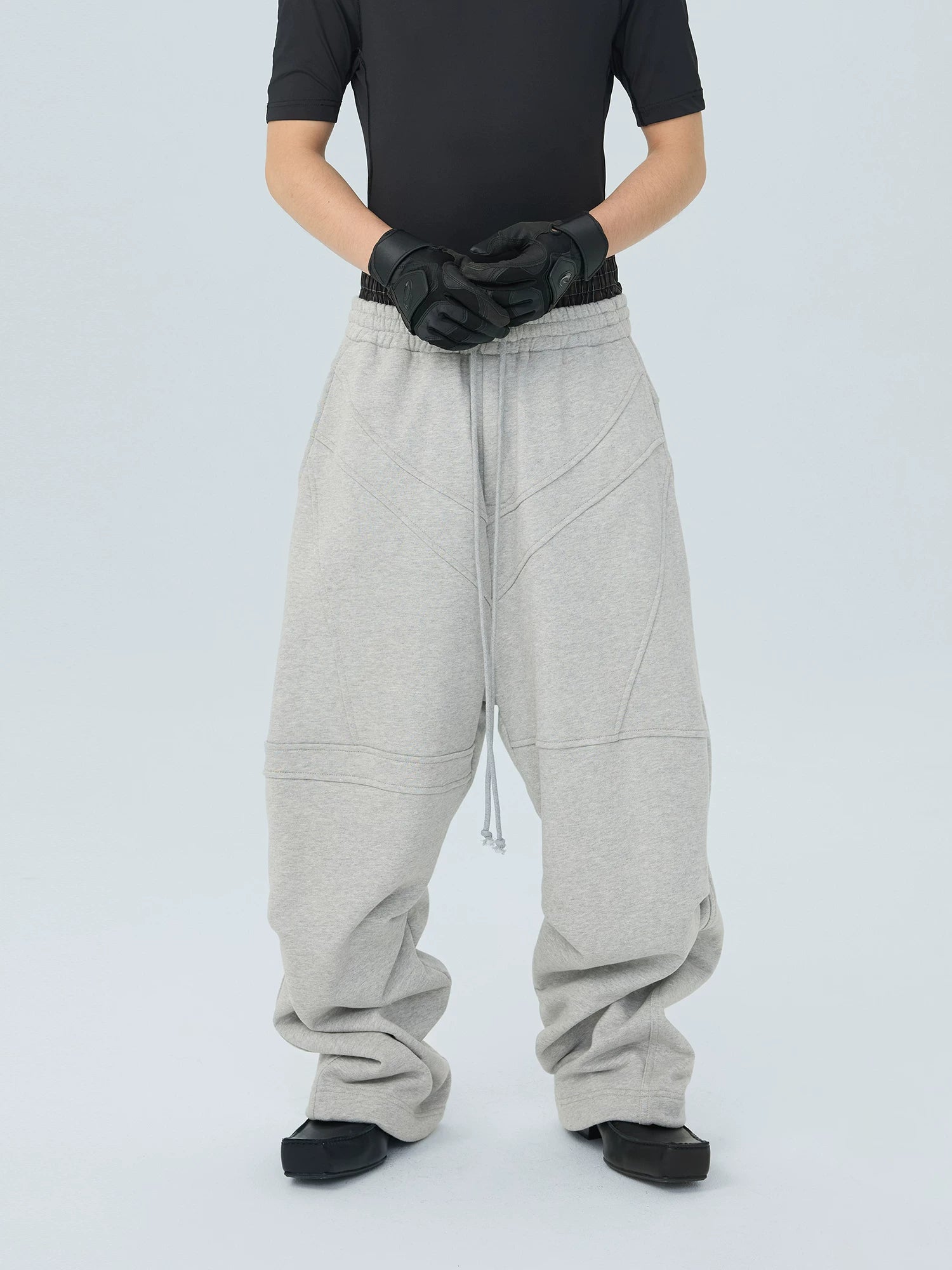 Circuit Paneled Drape Sweatpants
