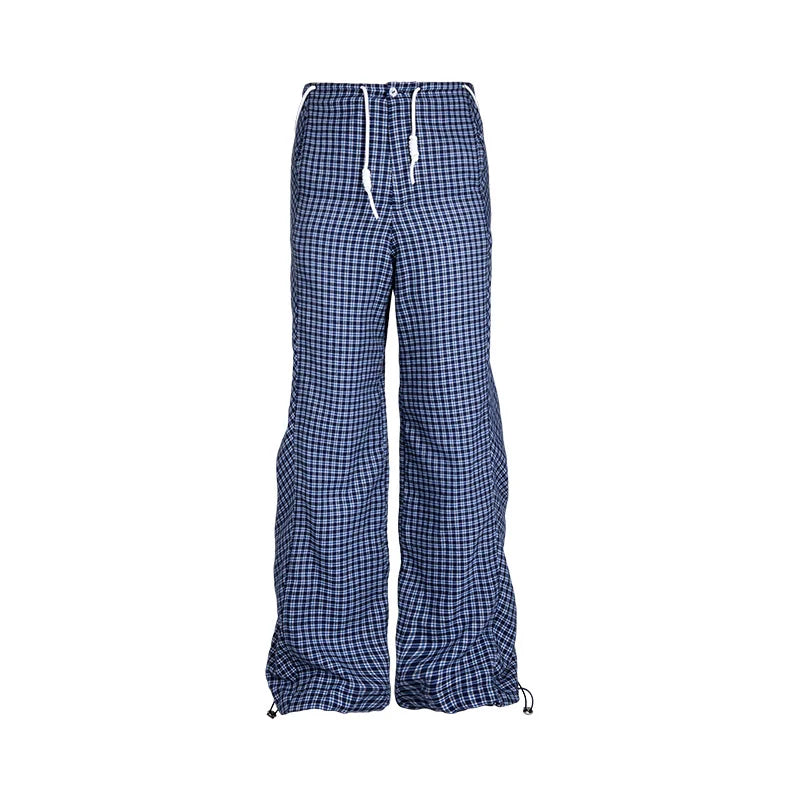 Pantalon de chèque d'ajustement détendu