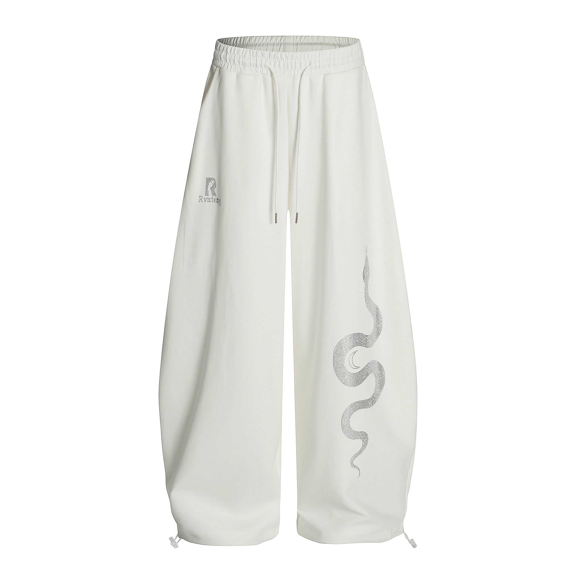 Lunar Serpent Halo Fleece Sweatpants