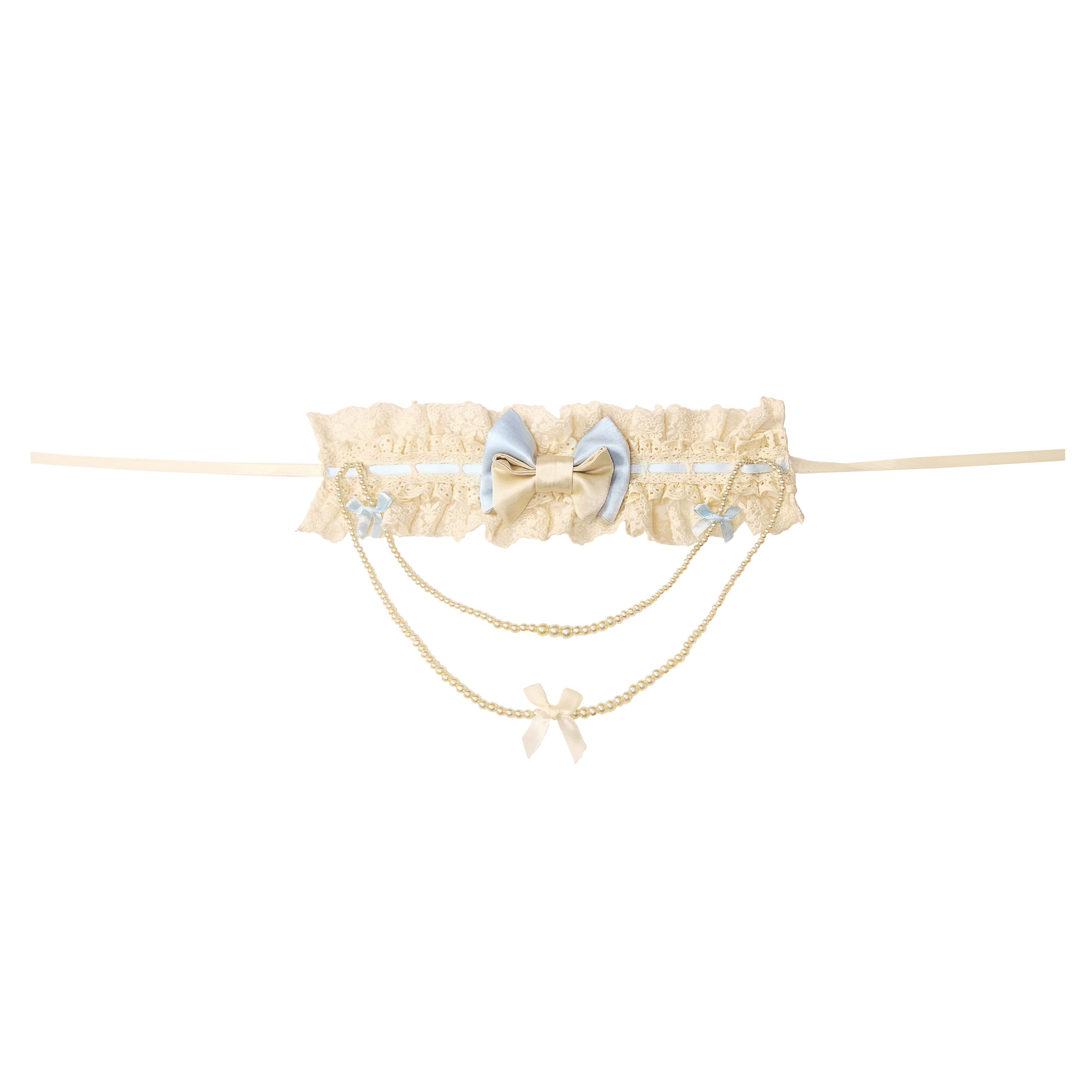 Off Shoulder Ribbon Corset Top