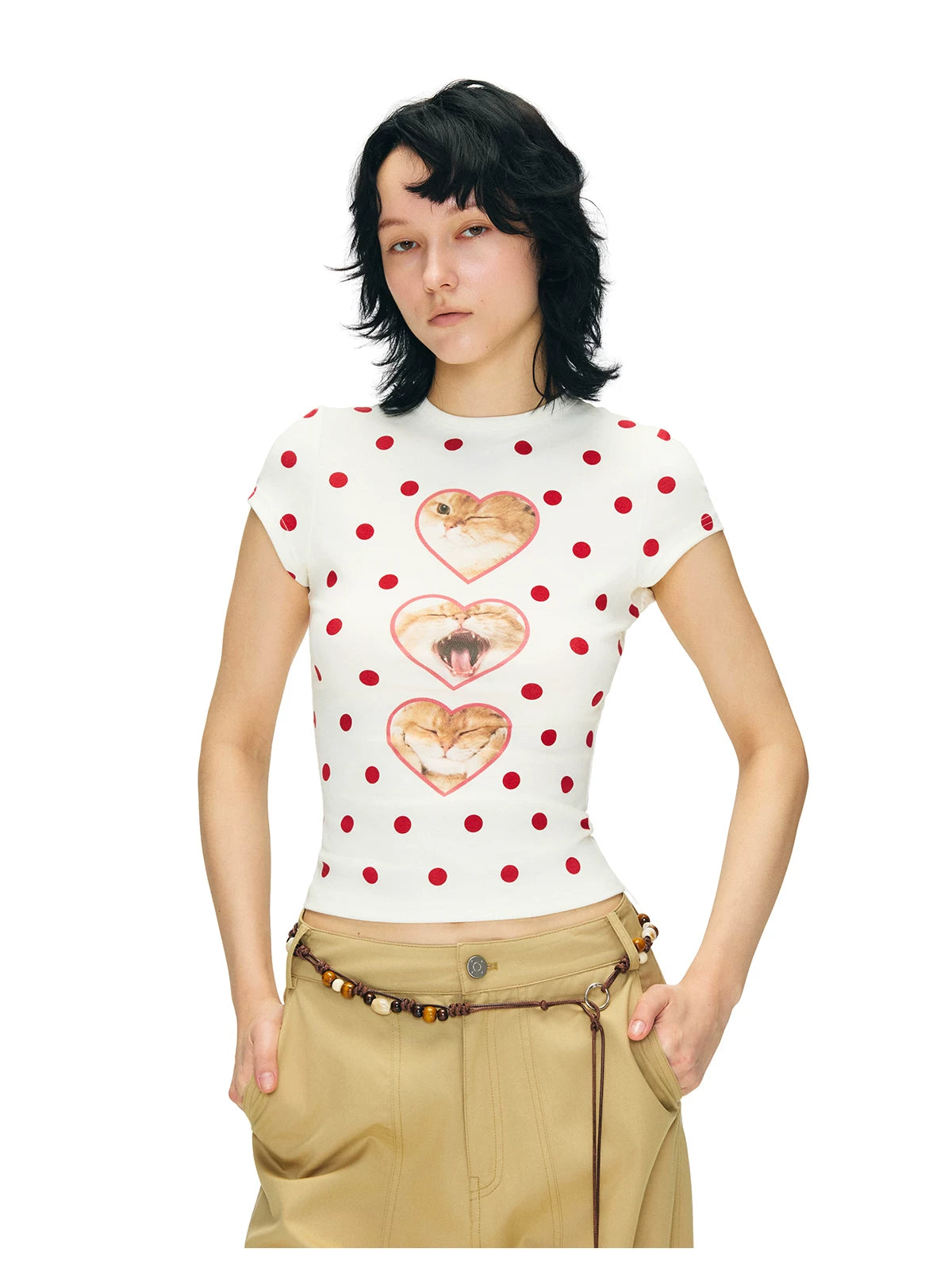 Heartfelt Whisker Dots Tee