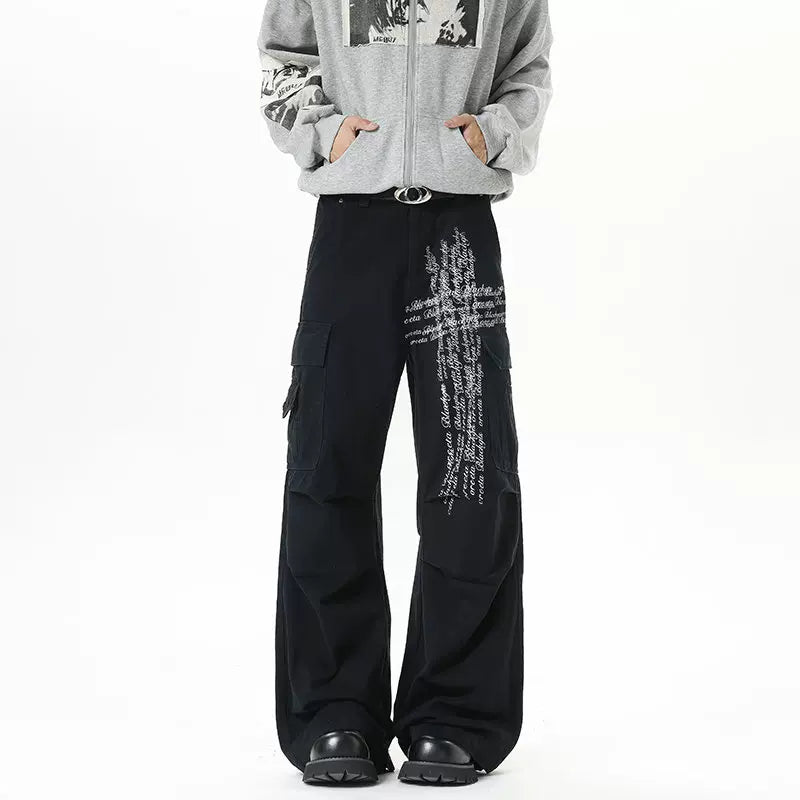 Inkstream Script Cargo Pants