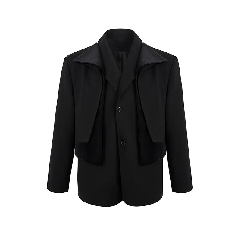 Oversized Double-Lapel Blazer