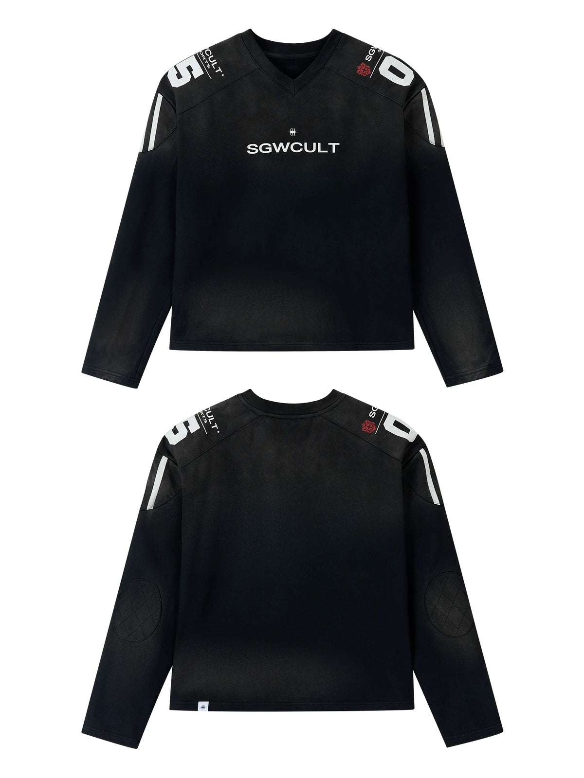 Shadow League 05 V-Neck Jersey Top