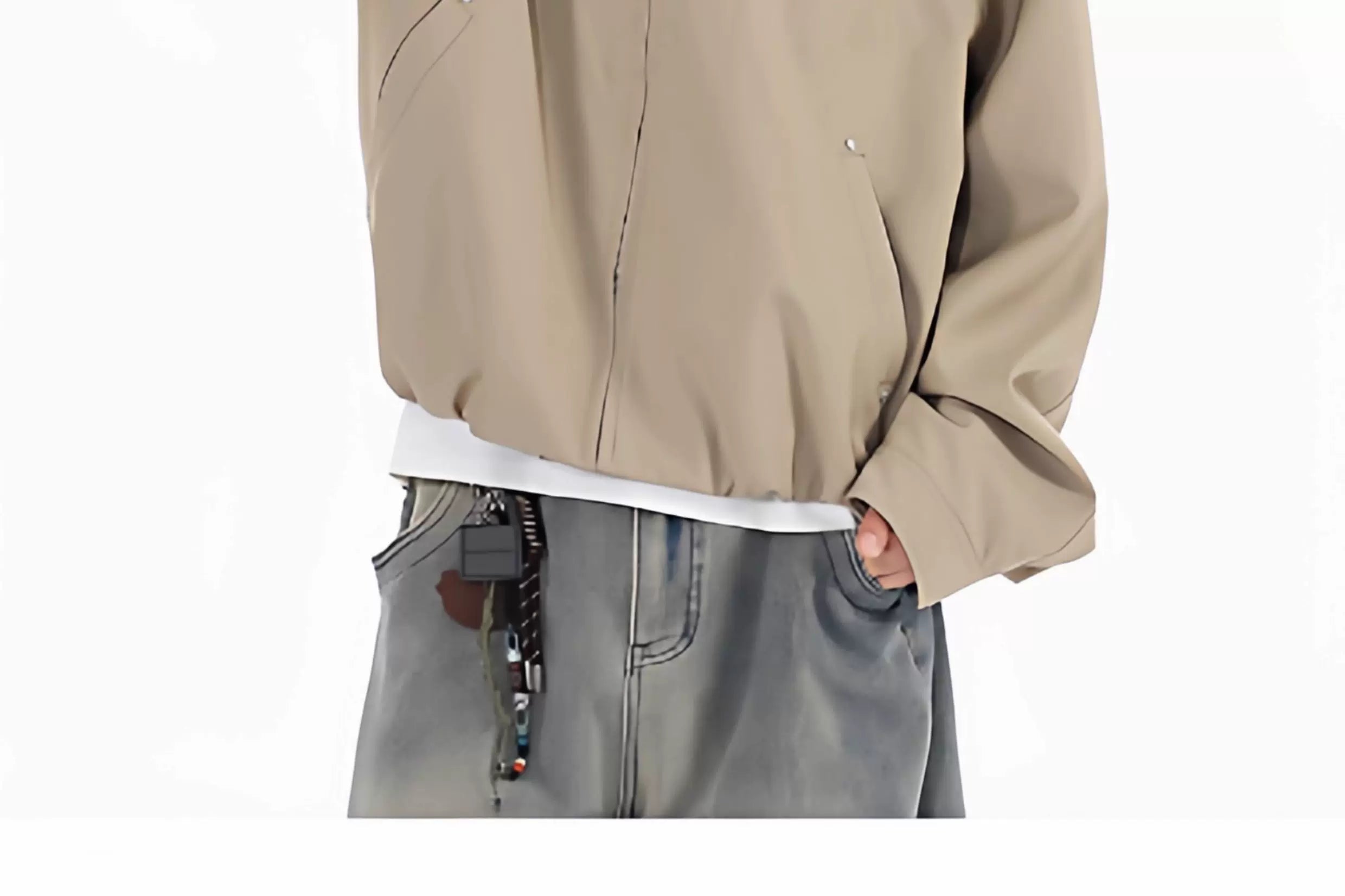 Dune Drift Oversized Zip Jacket
