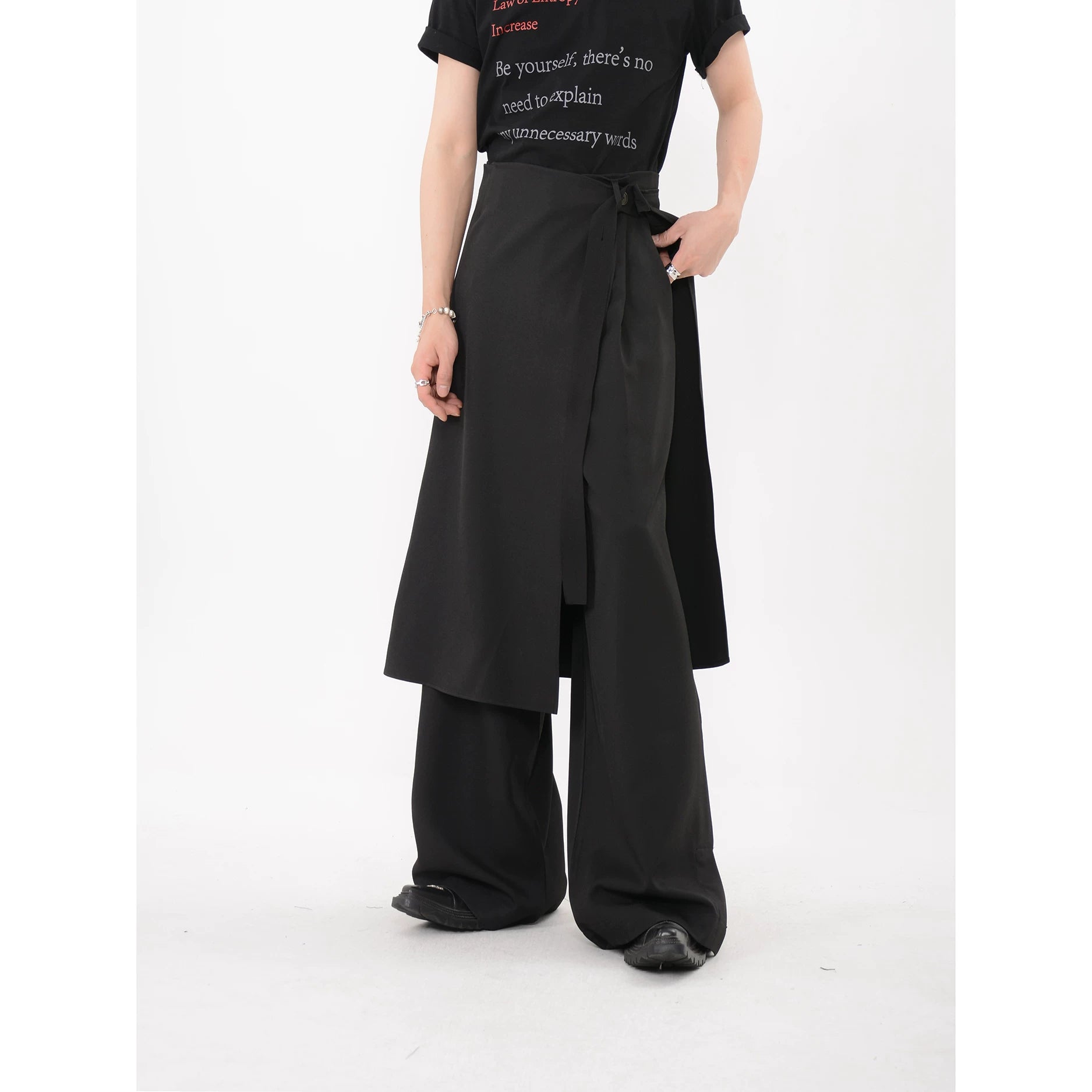Shadowfold Wrap Layer Trousers