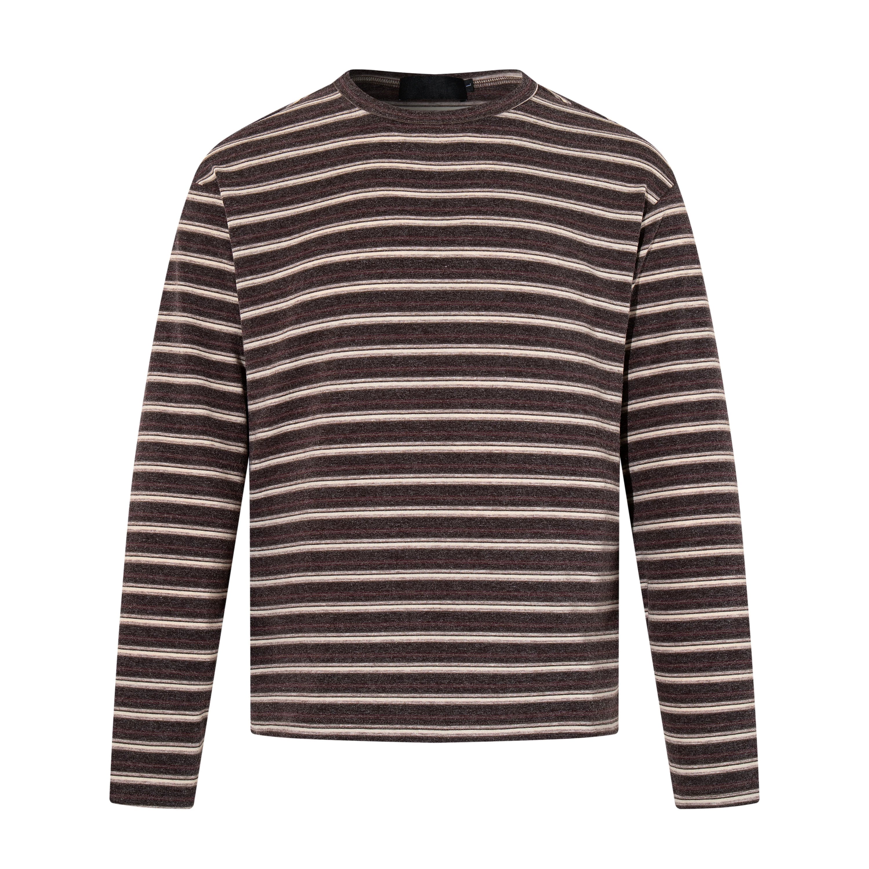 Strata Stripe Long‑Sleeve Tee