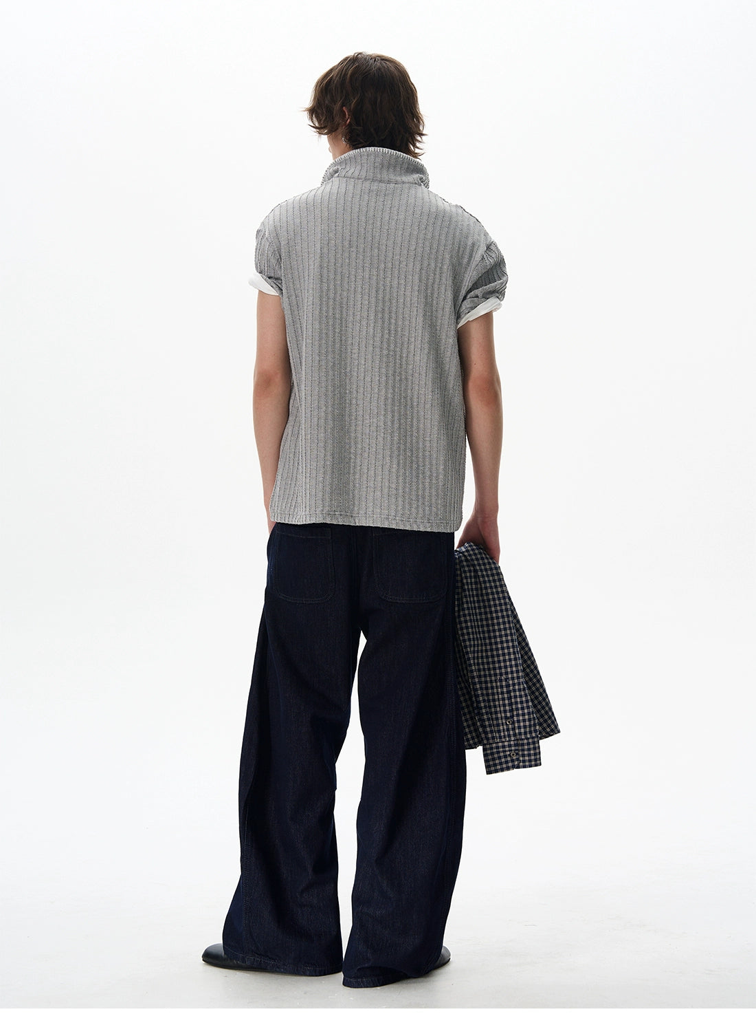 Urban Texture Knit Polo Shirt