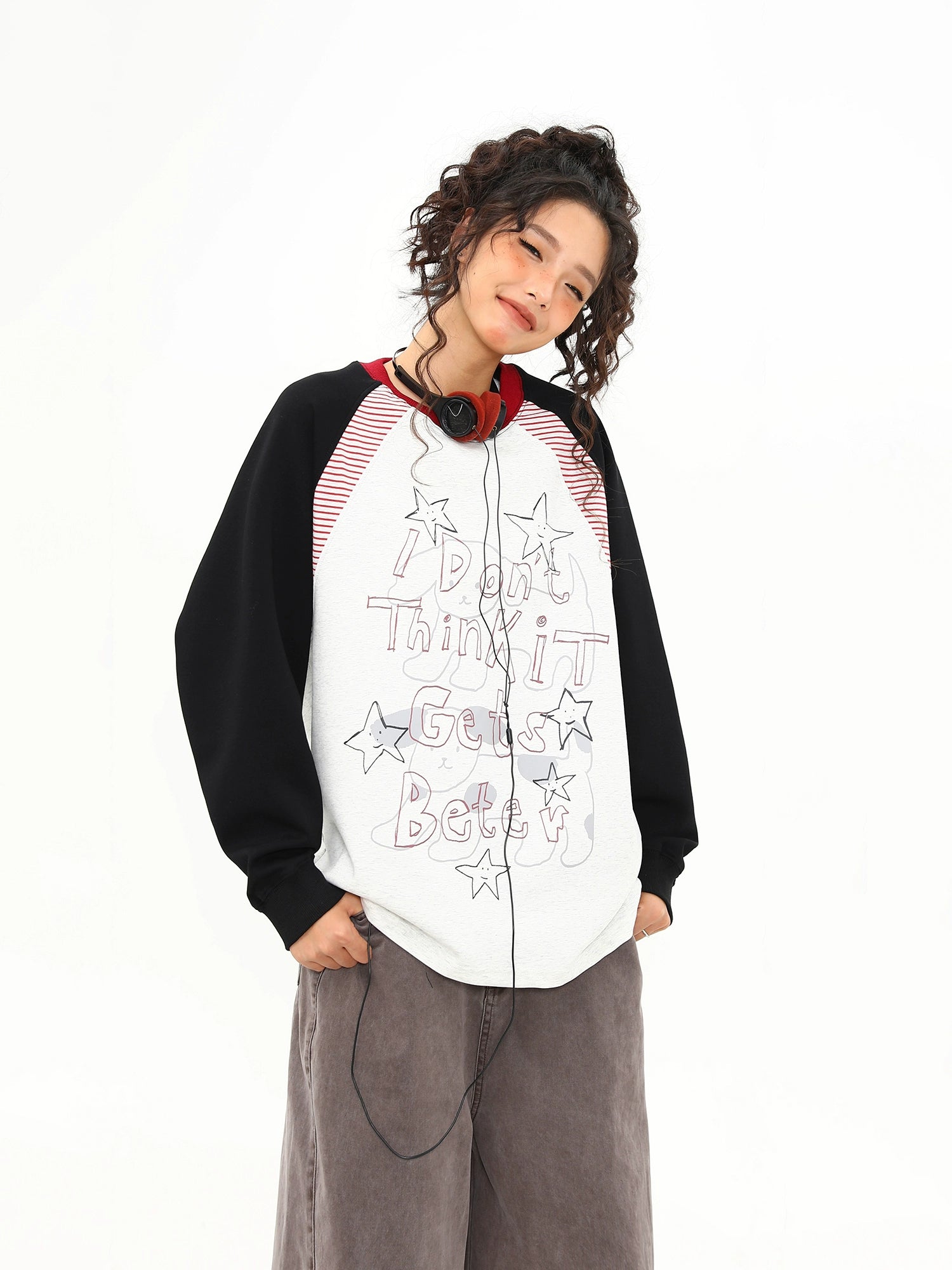 Starlit Mixtape Raglan Sweatshirt