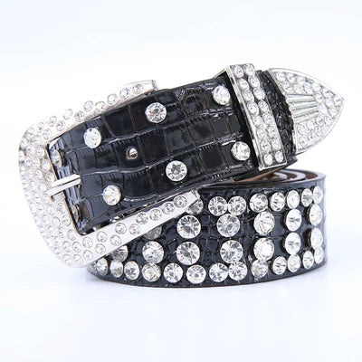 Crystalline Outlaw Rhinestone Rodeo Belt