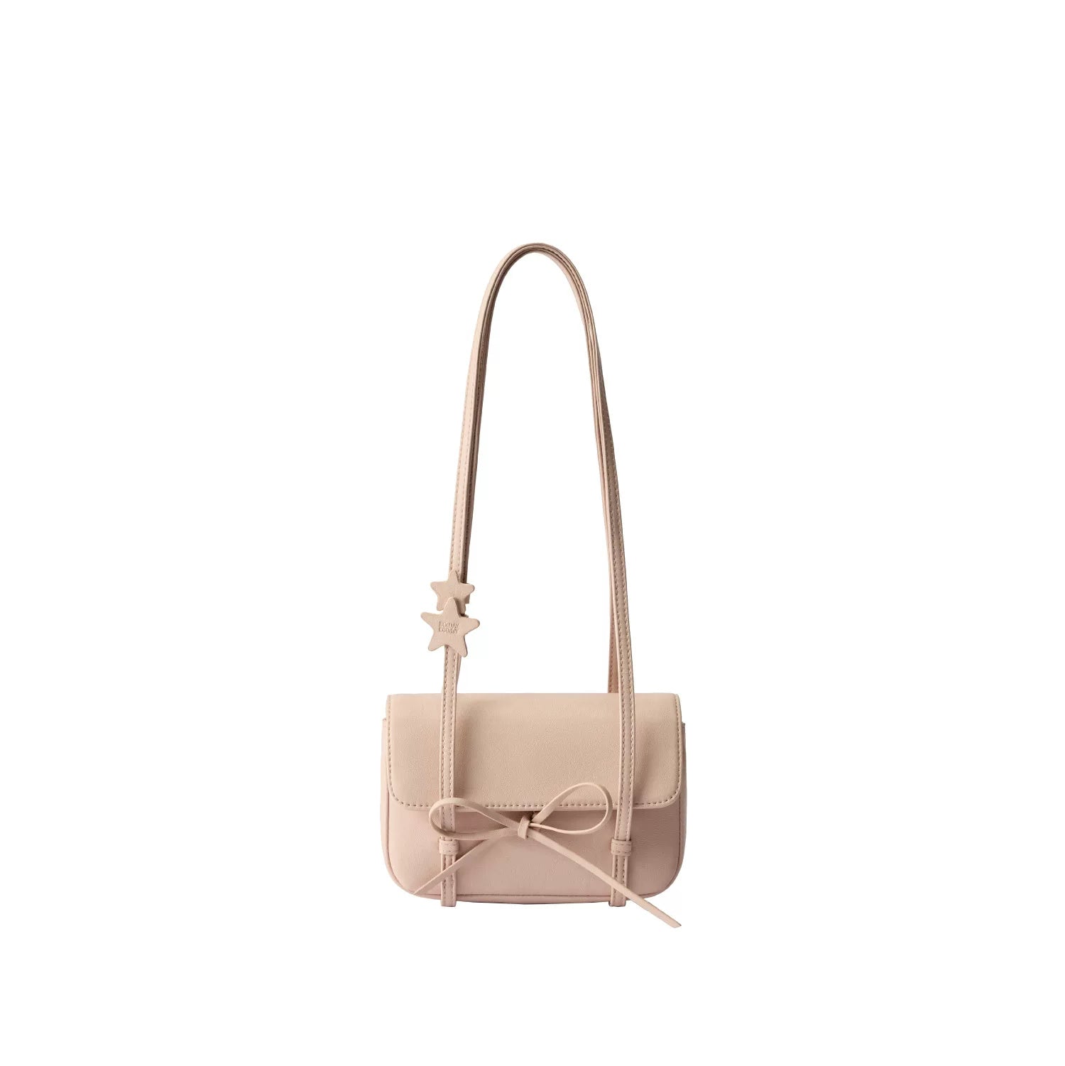 Bow-Tie Pillow Shoulder Bag - Blush Pink