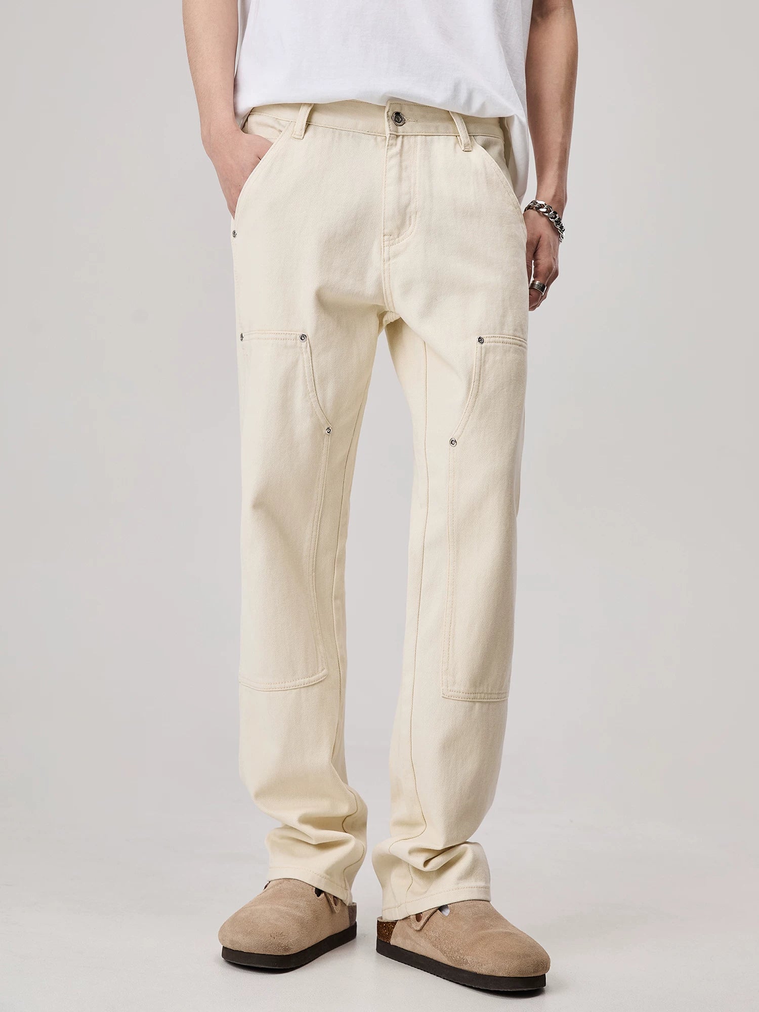 Rivetline Straight Carpenter Pants