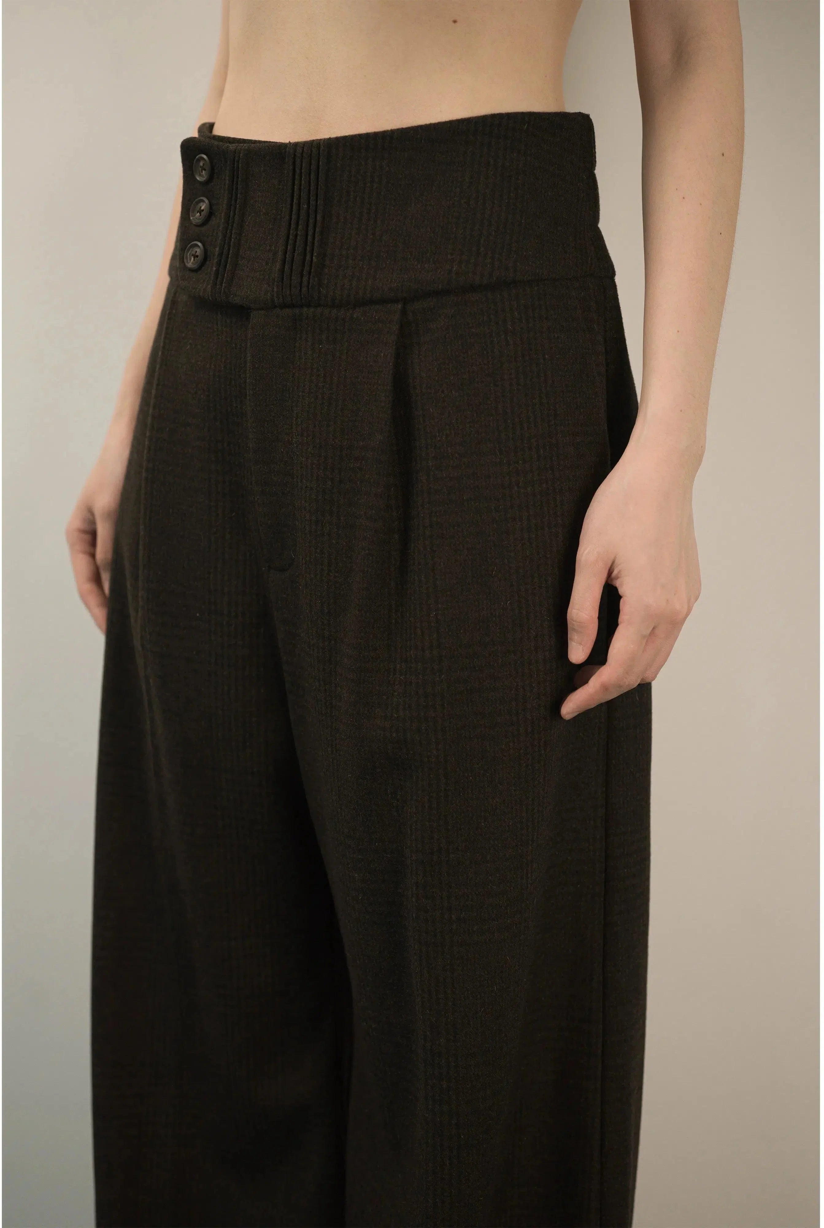 Lined Pants in Vintage Pattern - chiclara