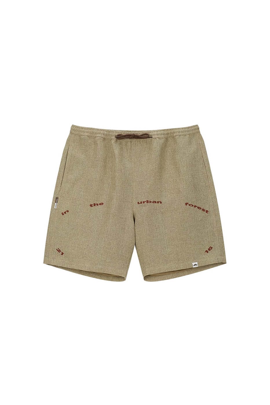 Urban Forest Text Shorts