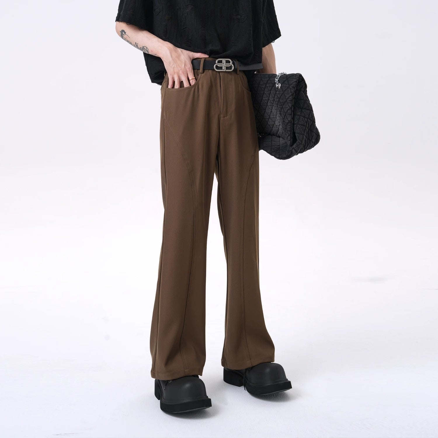 Wide Leg Slacks