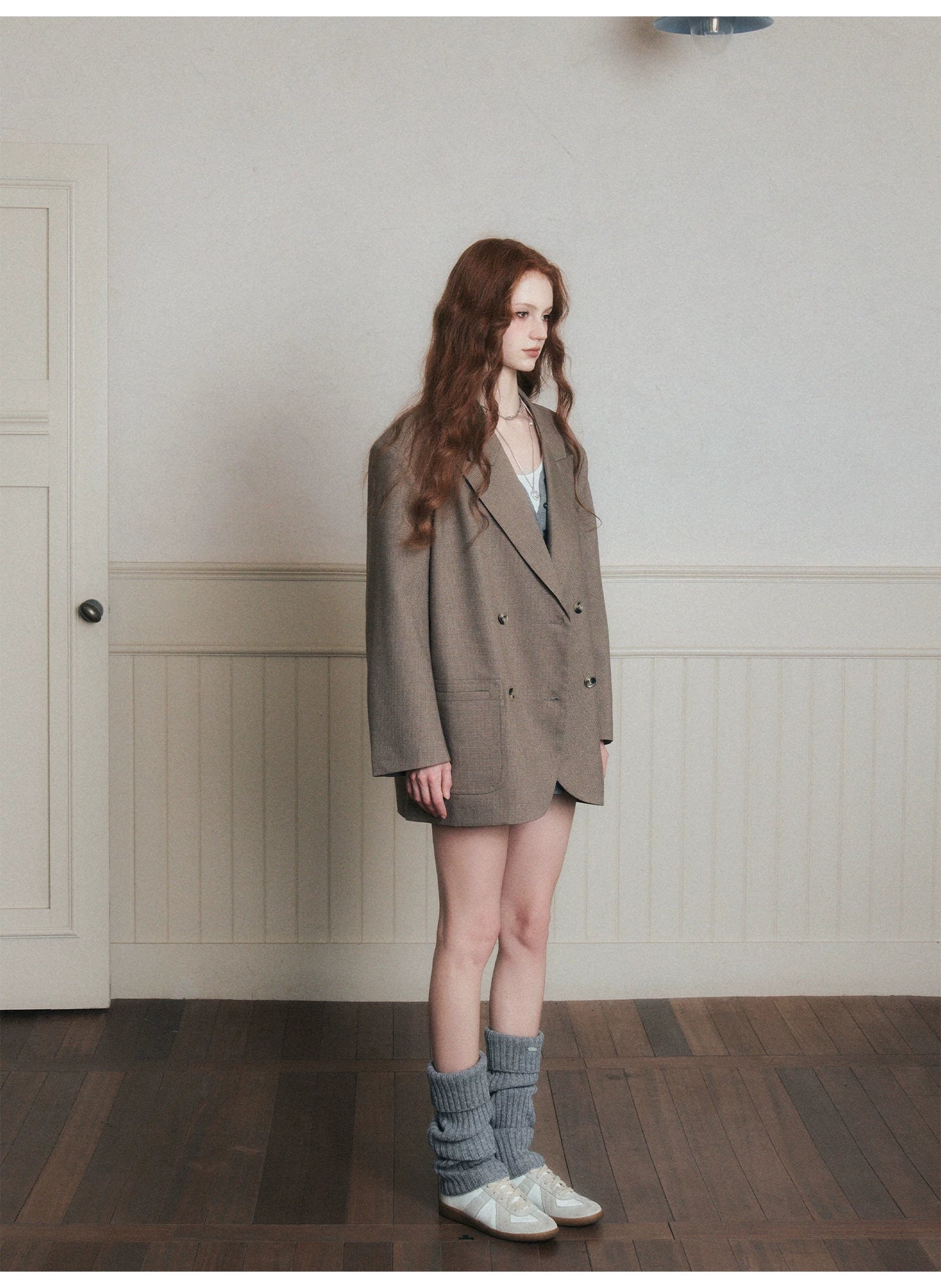 Urban Tailored Double‑Breasted Blazer