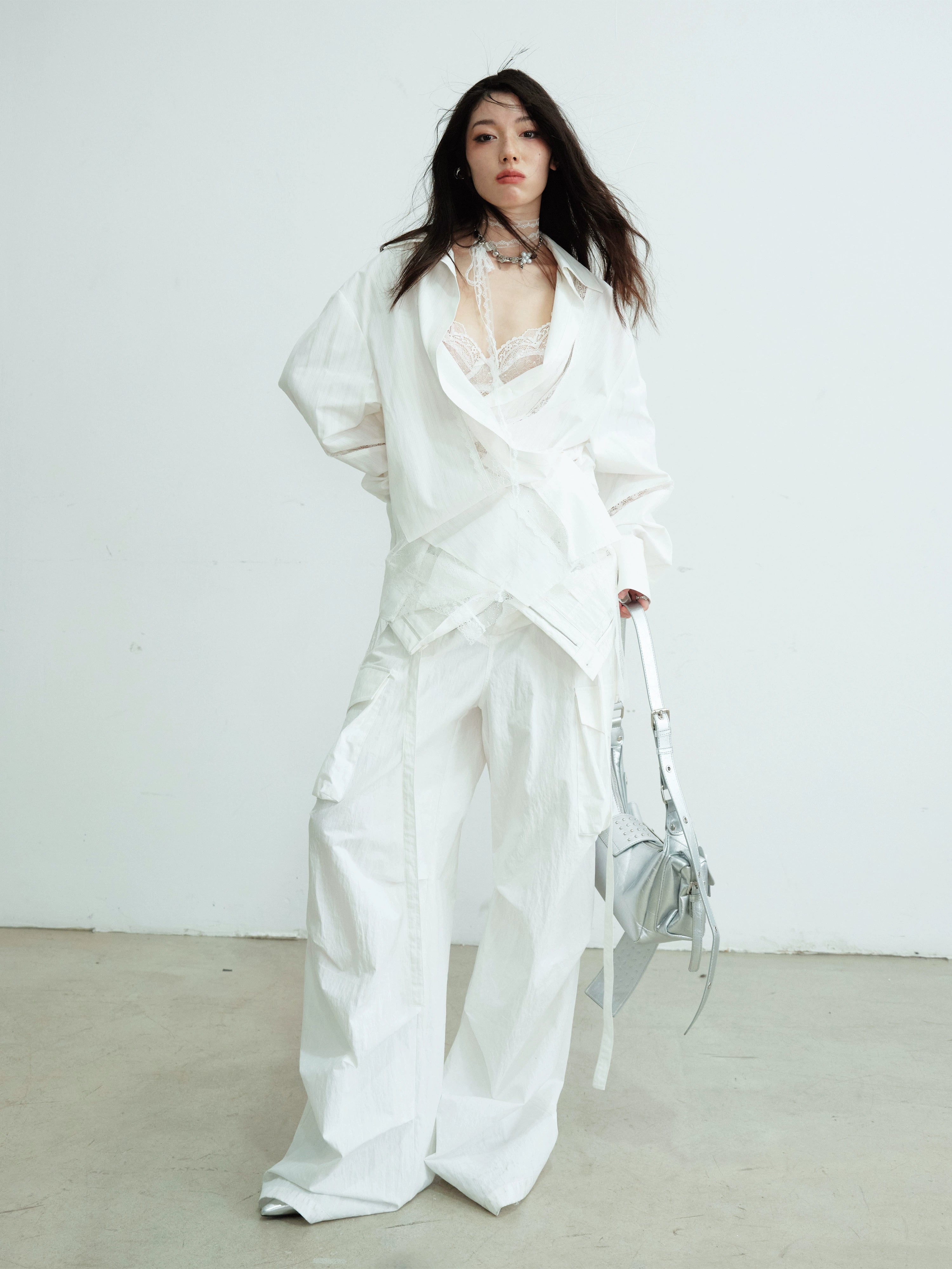 Classic White Cotton Long Sleeve Shirt