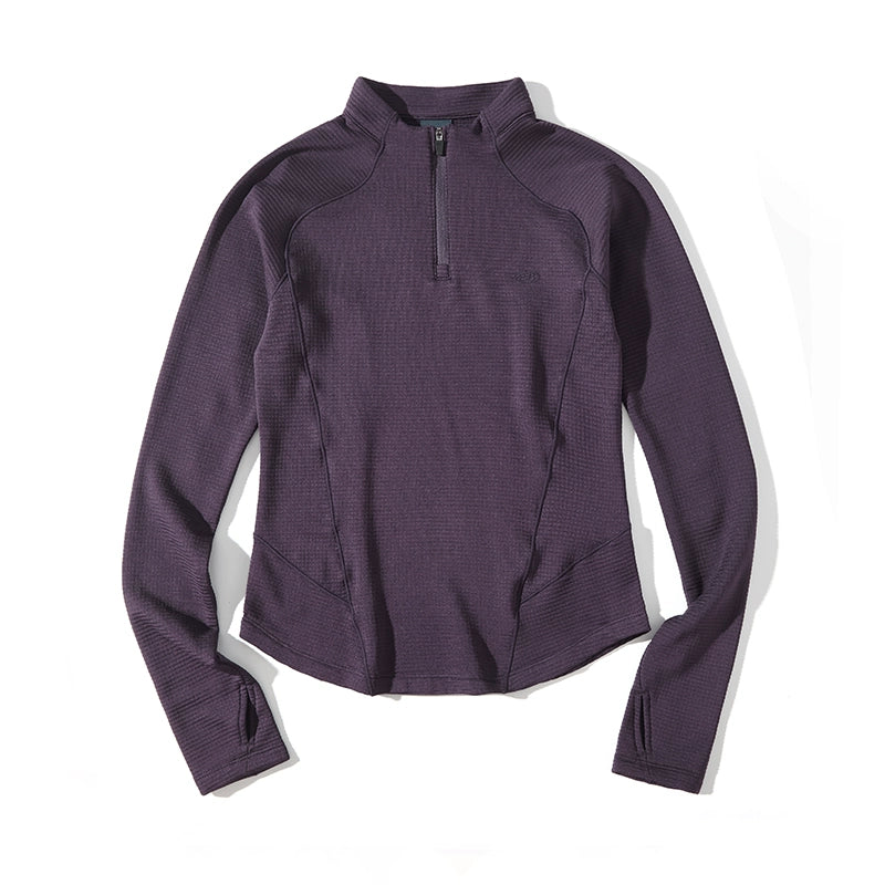 Wool Thermal Stand-Collar T-shirt
