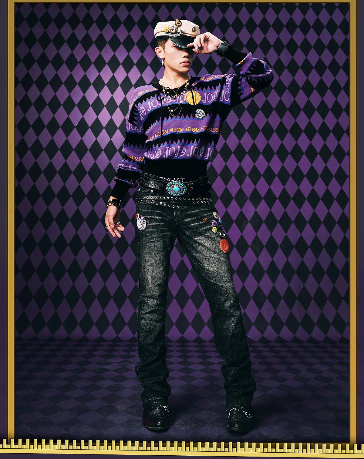 Violet Cipher Knit Sweater