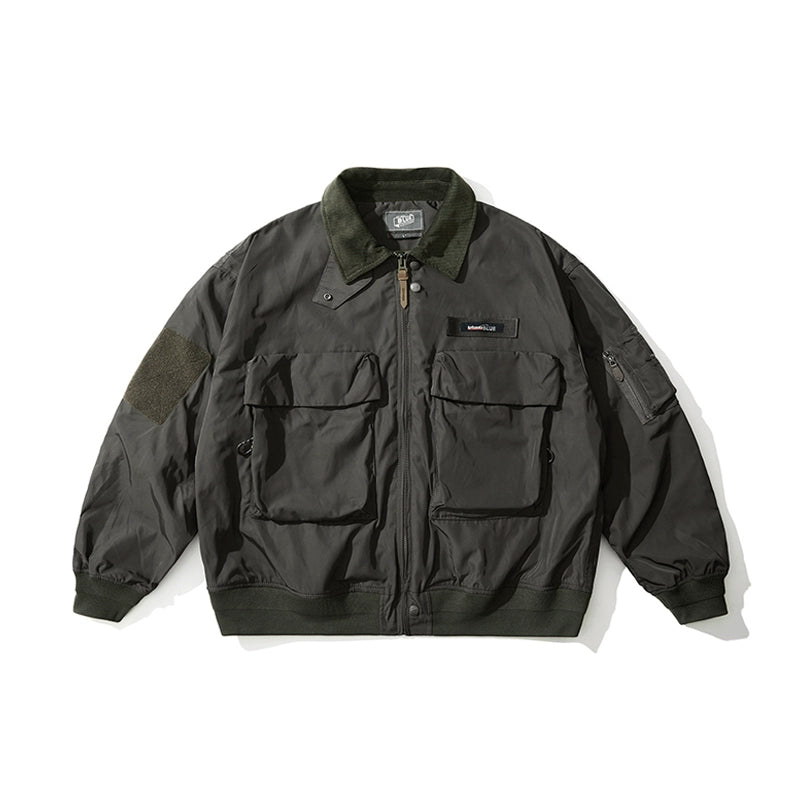 Utility Pocket Bomber Jacket