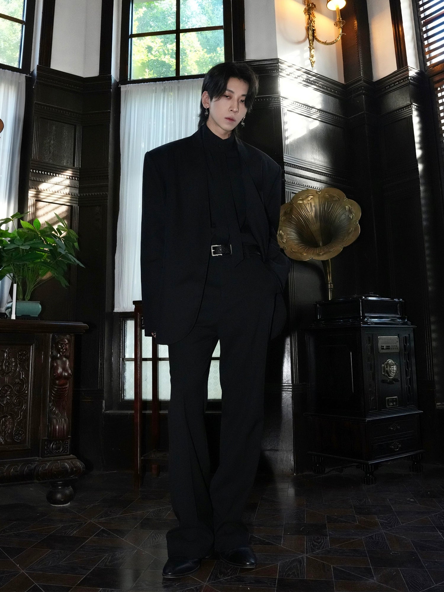 Shadowfold Minimalist Blazer