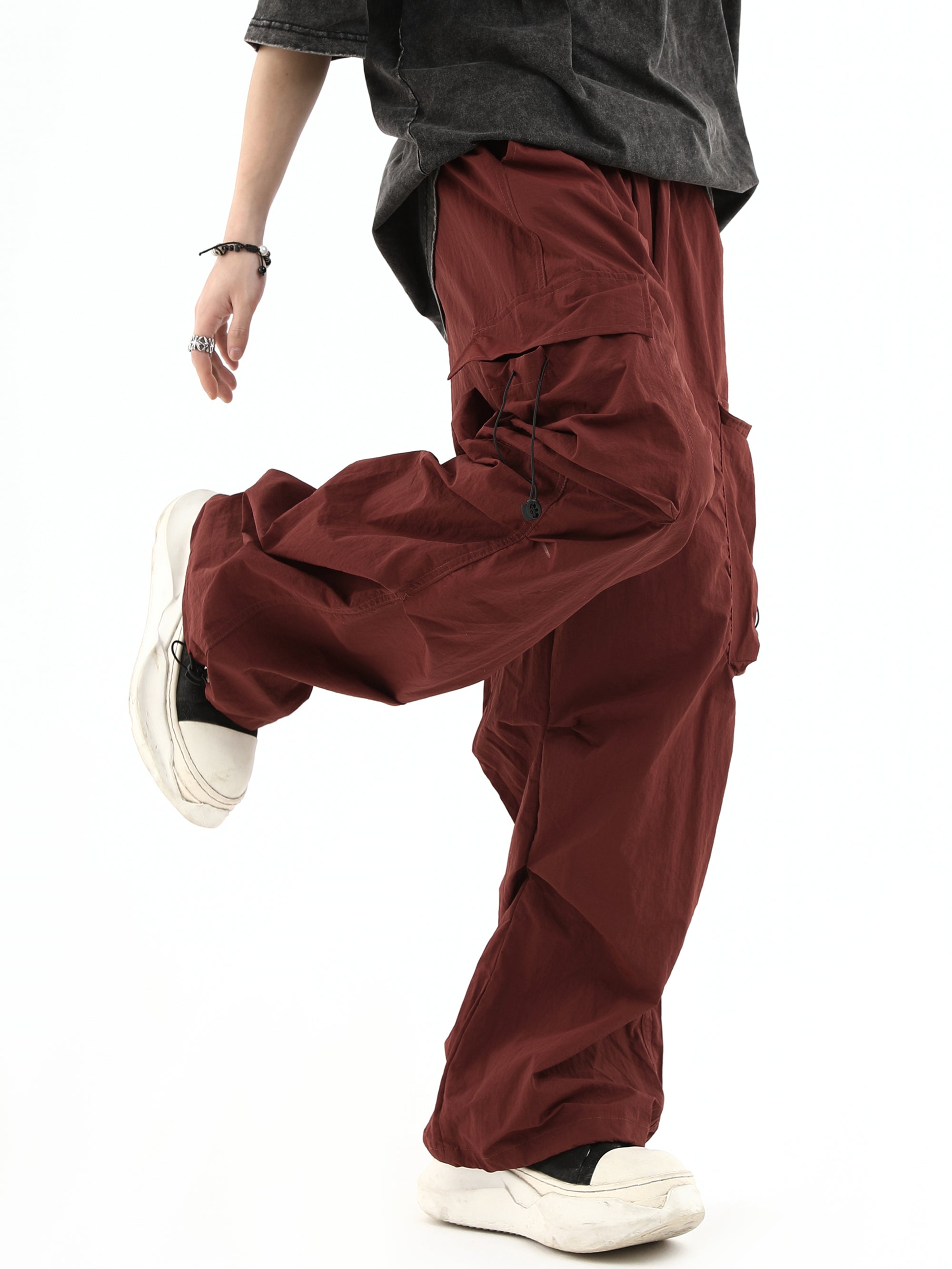 Casual Loose Fit Trousers with Pockets - chiclara