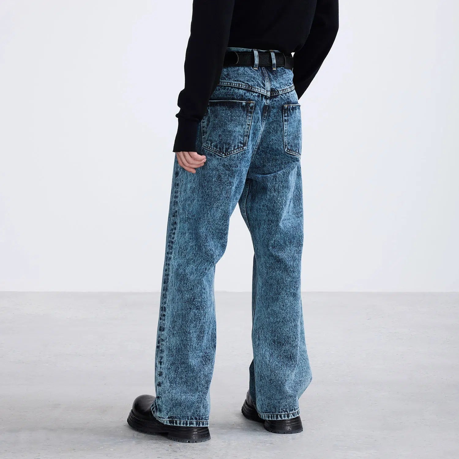 Essential Faded Bootcut Jeans - chiclara
