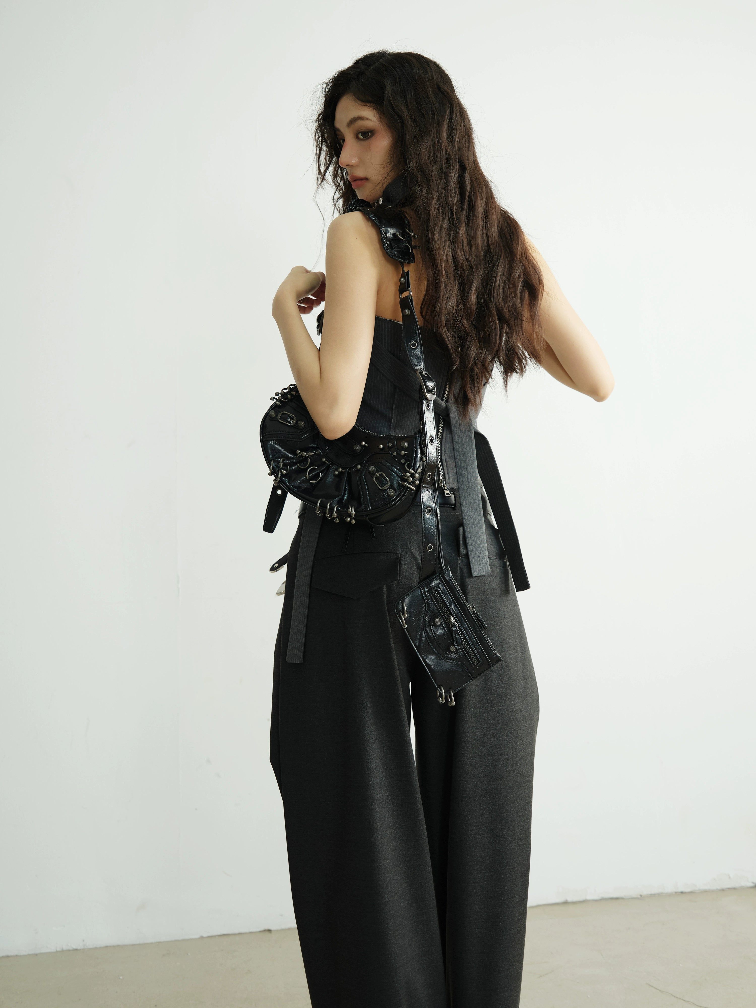 Sequin Embellished Bustier Top