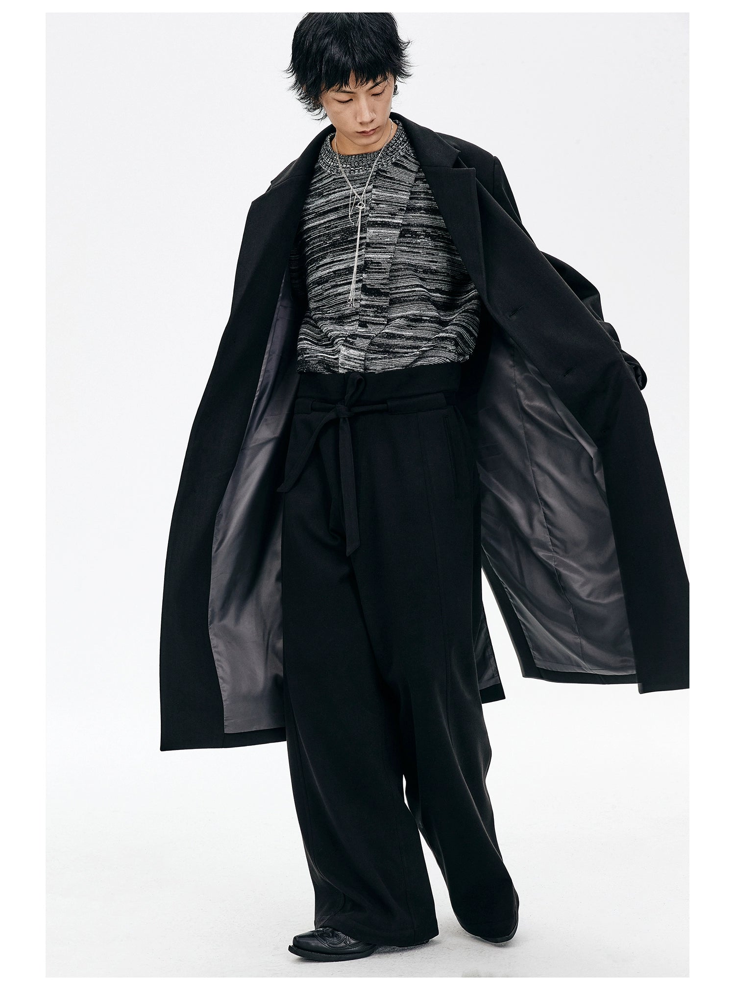 Oversized Wool Blend Overcoat