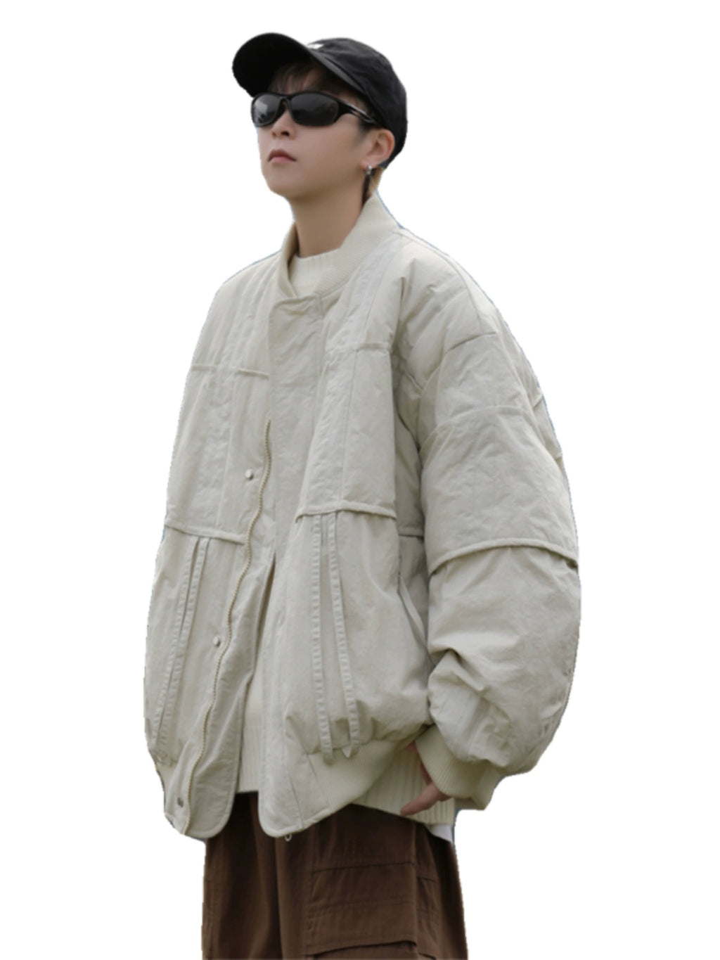 Oversized Quilted Bomber Jacket | Chiclara