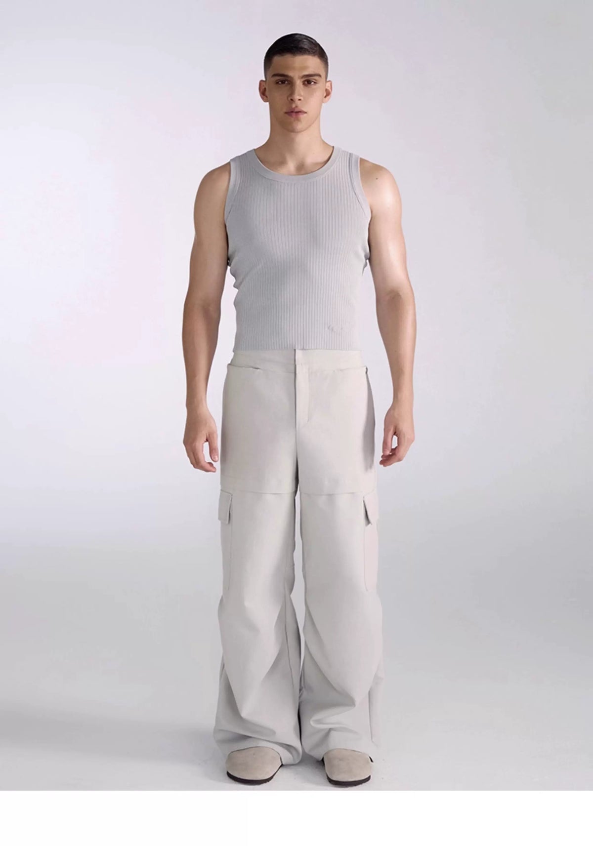 Silverline Ribbed Knit Tank Top