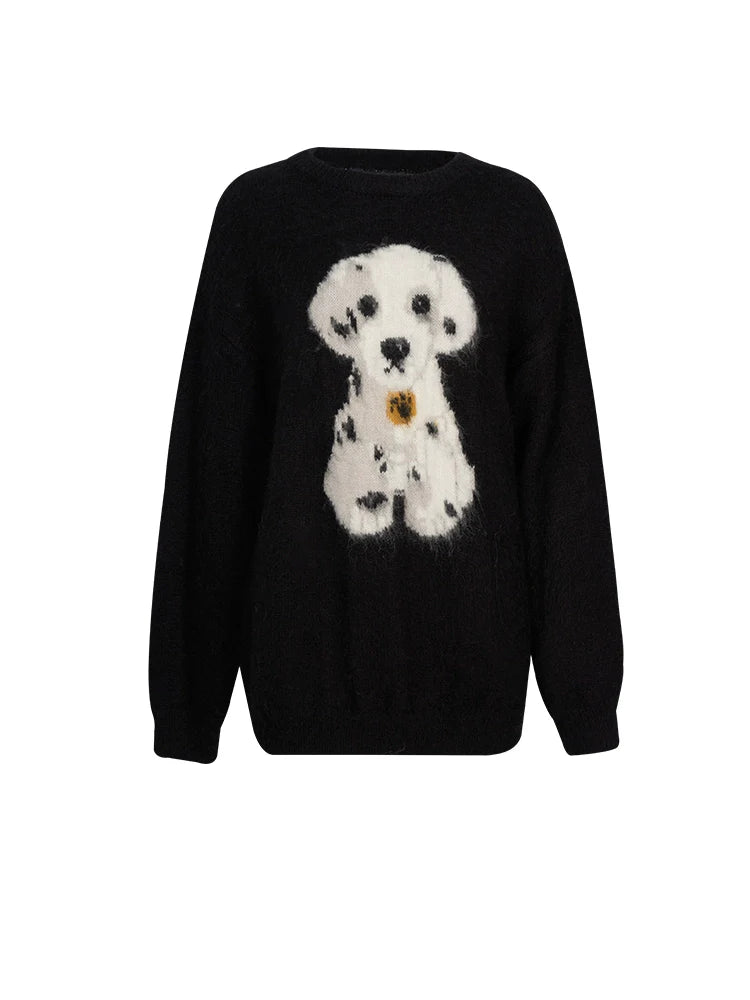 Dalmatian Puppy Knit Sweater