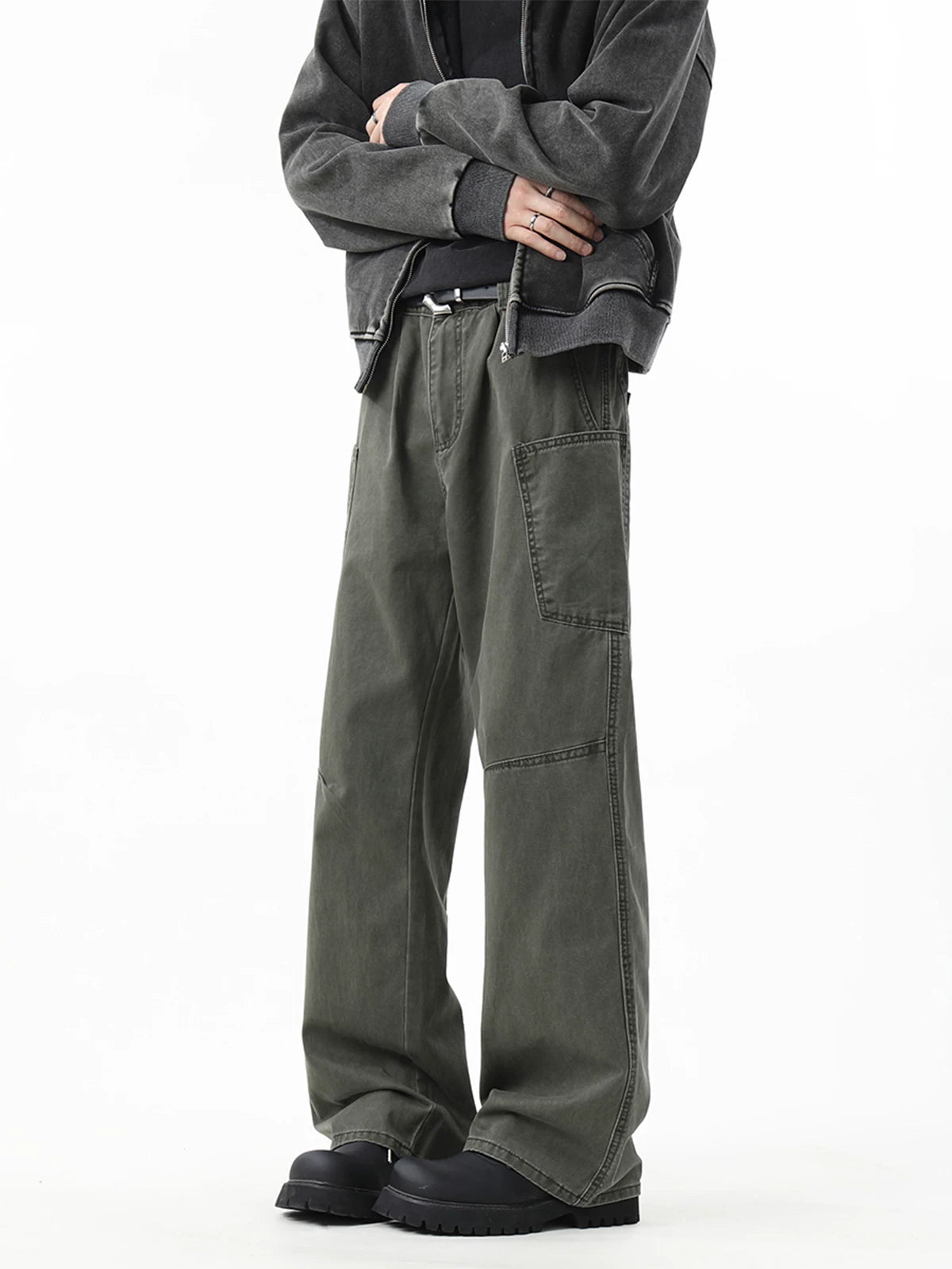 Slatline Utility Wide-Leg Pants