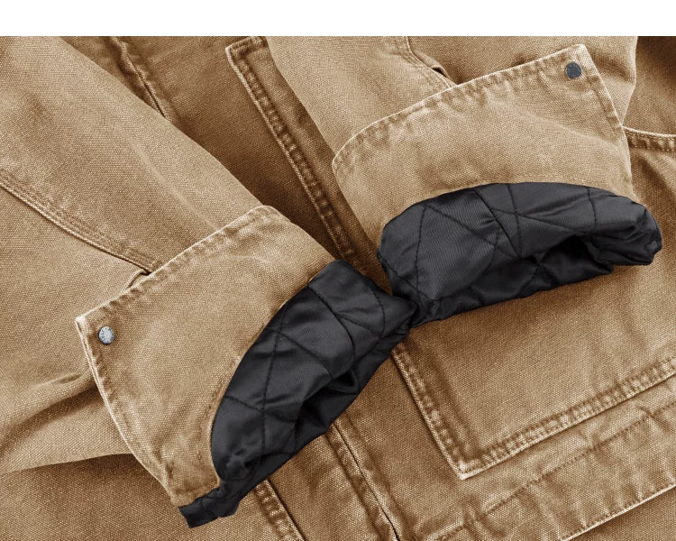 Two-Tone Quarry Collar Work Jacket