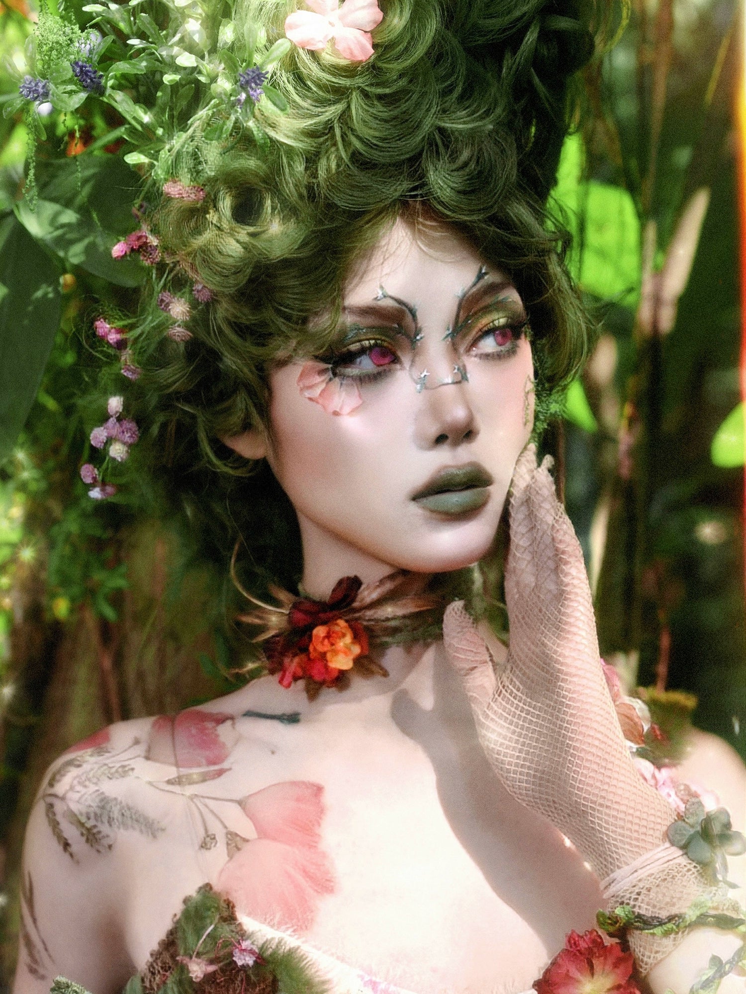 Simulation Flower Collar