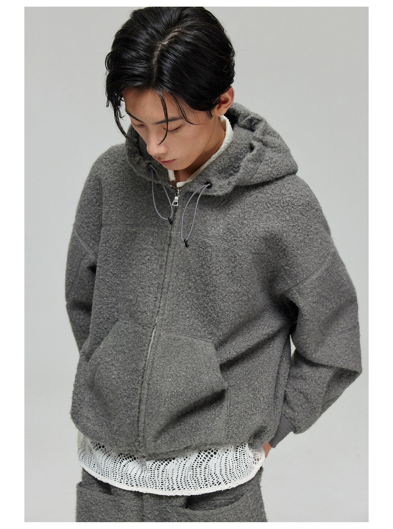 Sherpa Zip-Up Hoodie