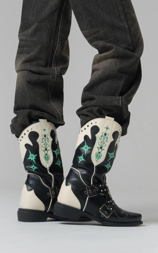 Cosmic Rodeo Star Harness Boots