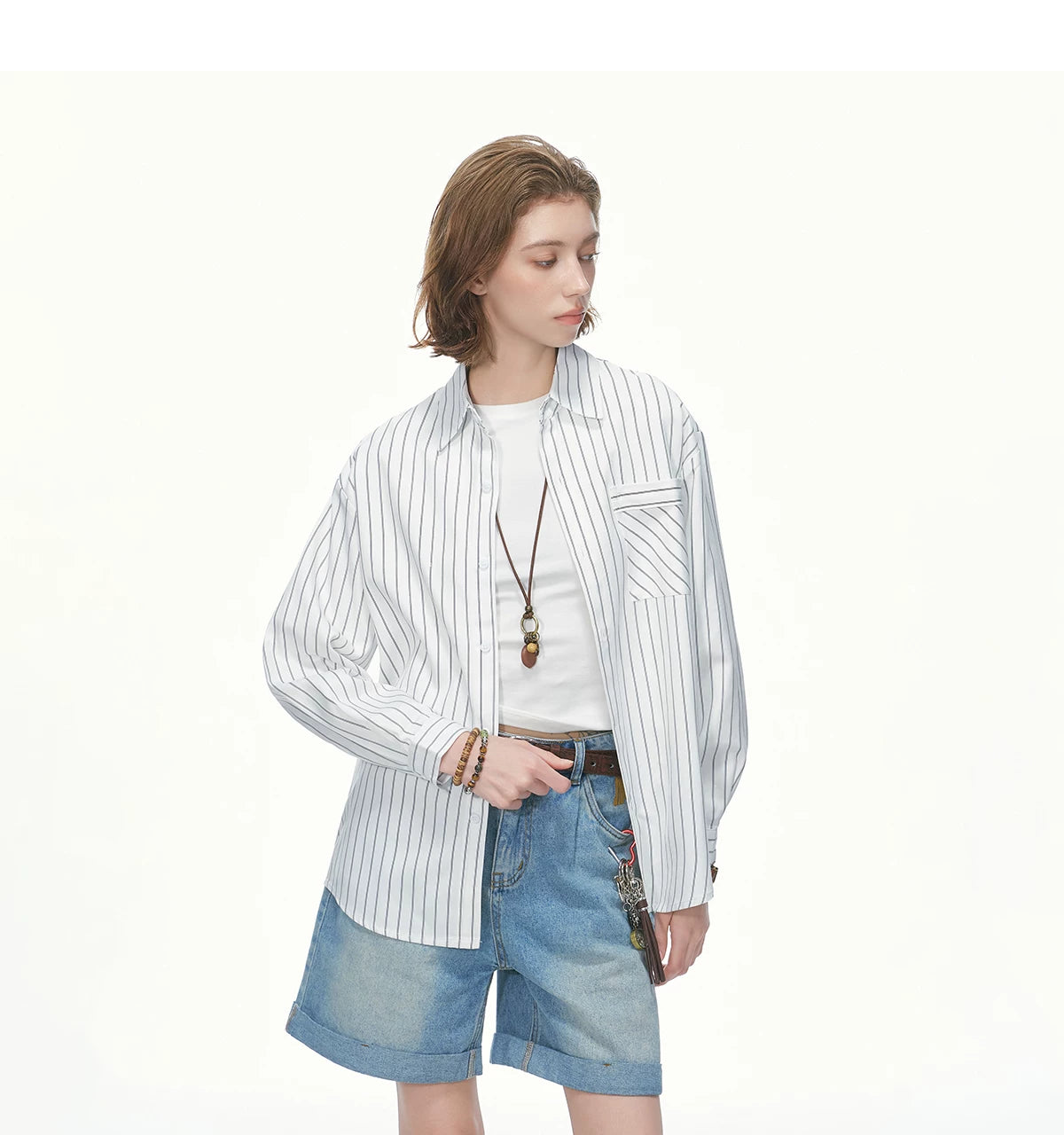 Coastline Vertical Stripe Easy Shirt