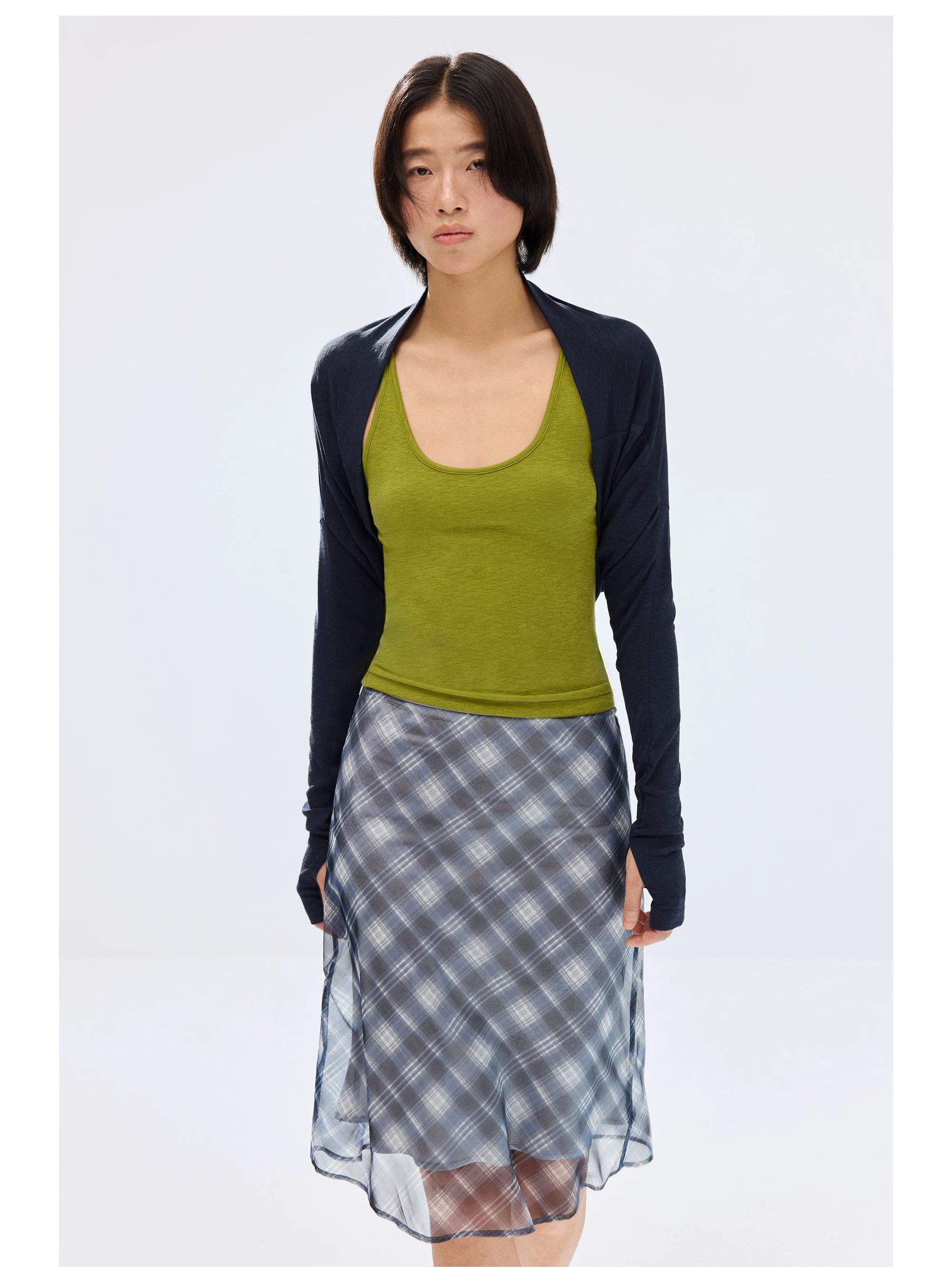 Cropped Shrug Cardigan