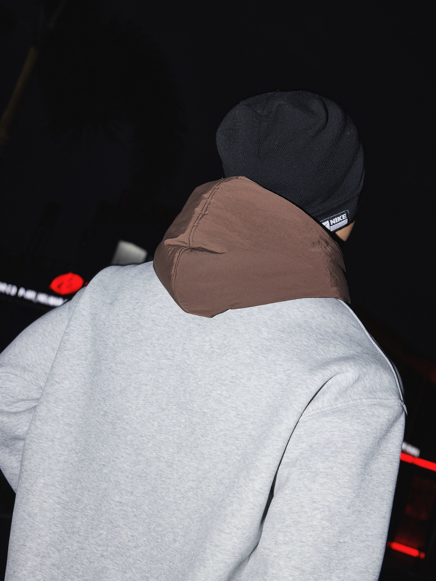 Heather Haze Layered Hoodie Sweatshirt