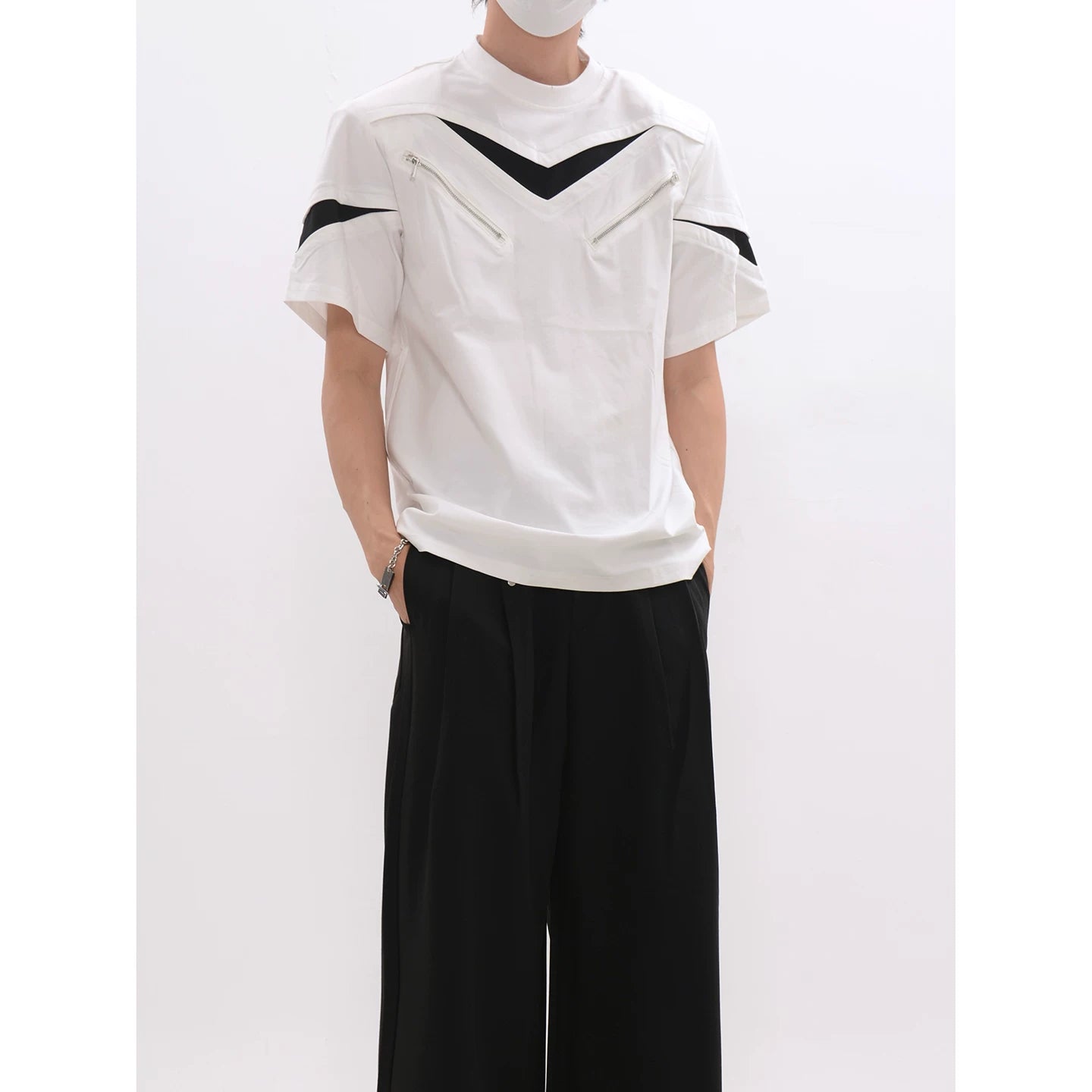 Vector Zip Panel Tee