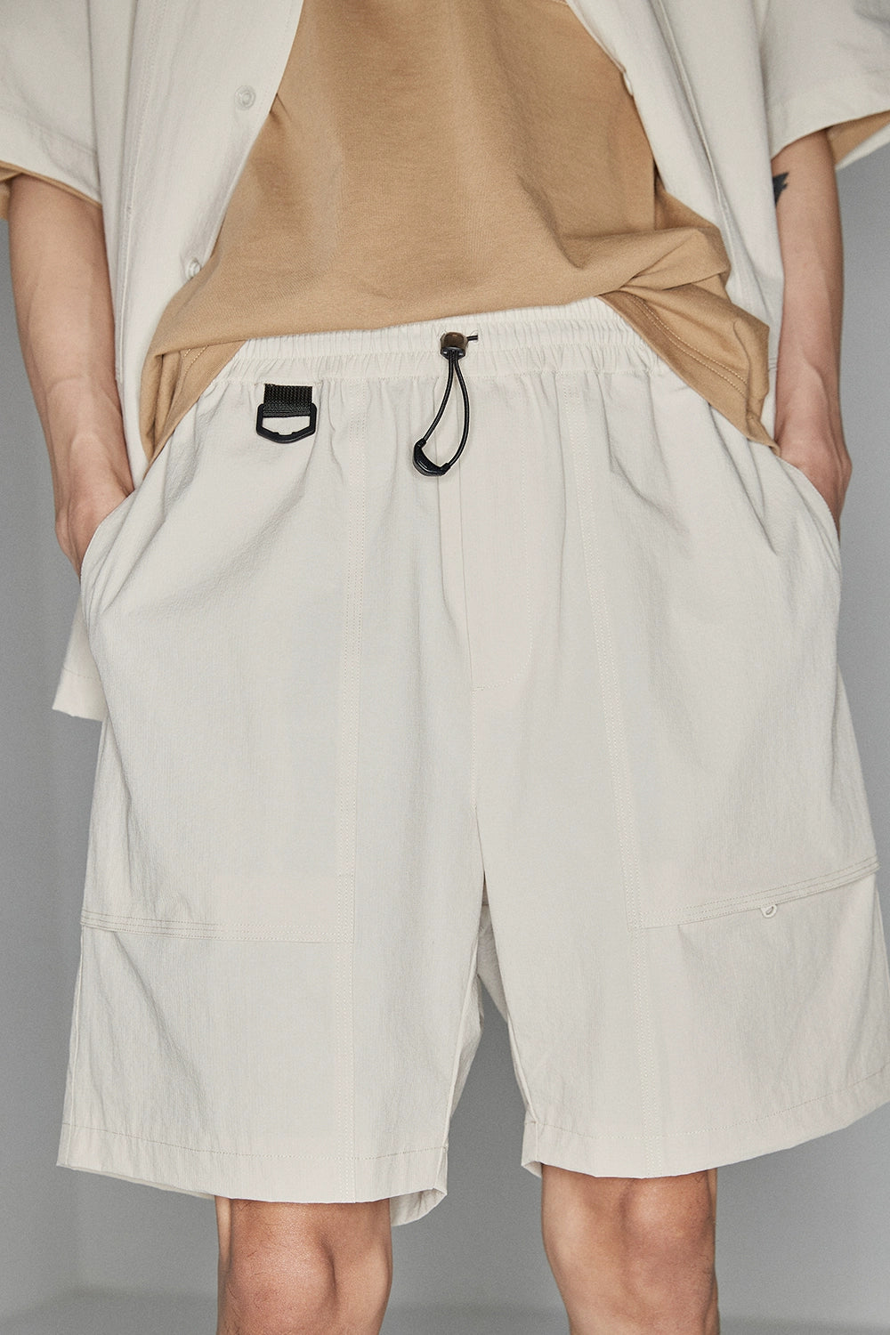 Drawstring Chino Shorts