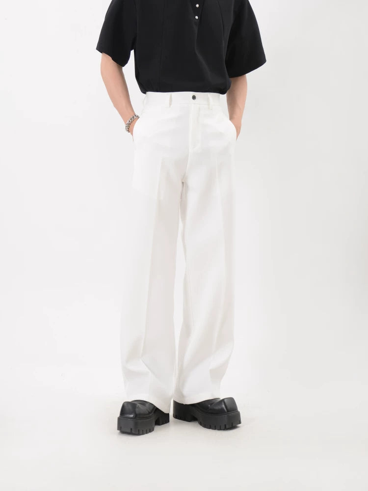 Glacier Line Tailored Wide Trousers