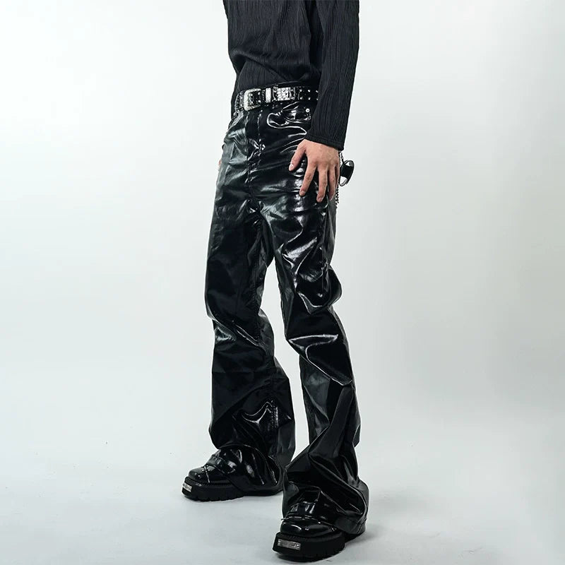 Obsidian Flux Vinyl Pants