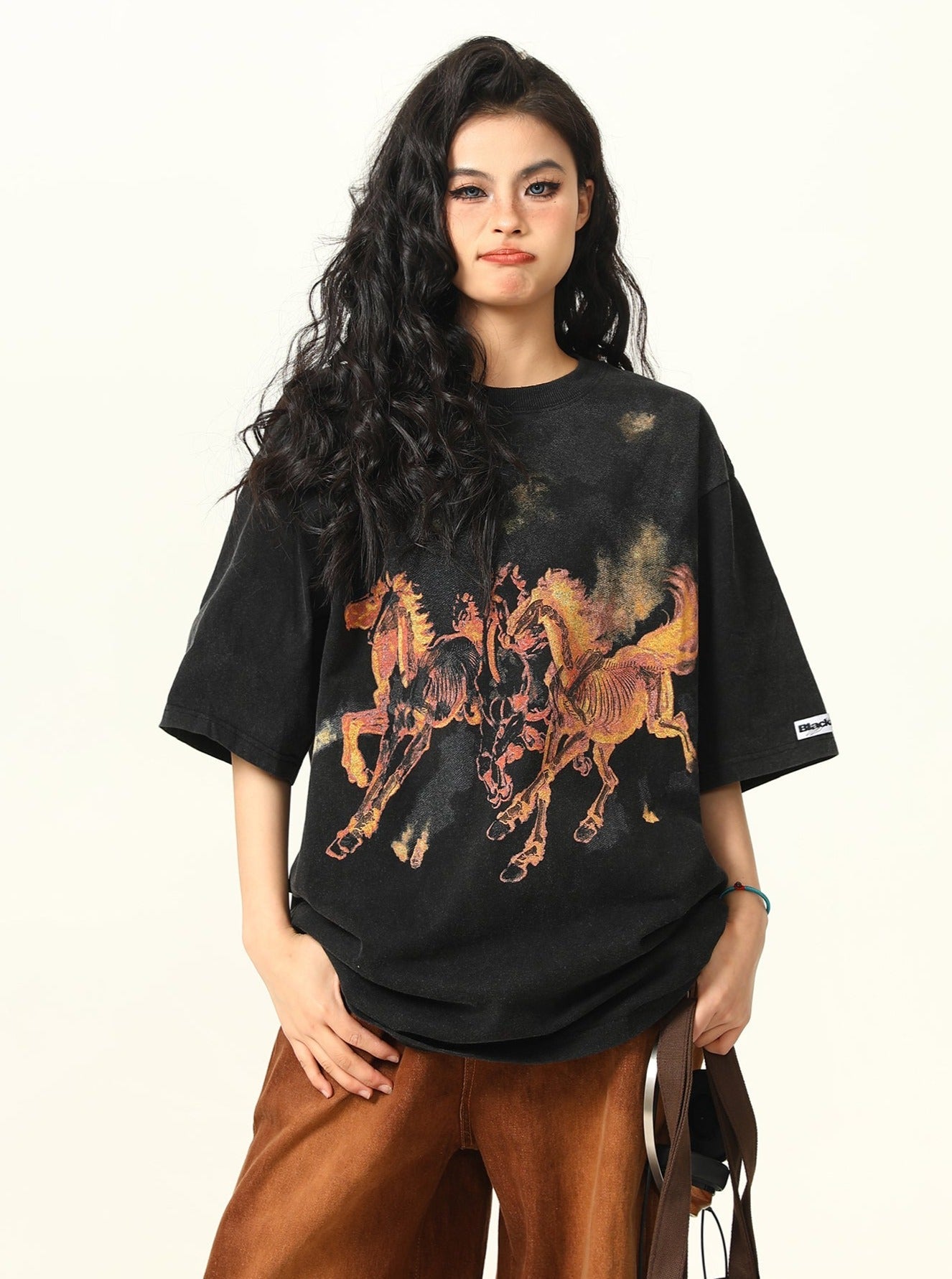 Fire Horse Print Tee