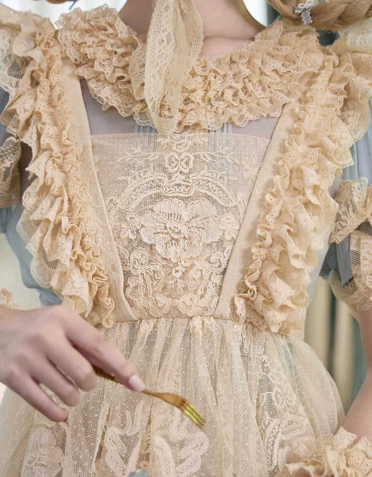 Ruffle Lace Layered Fairy Dress