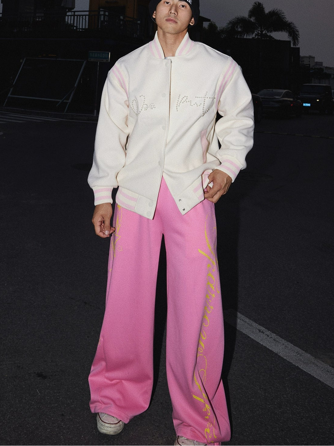 Bubblegum Dream Wide-Leg Pants