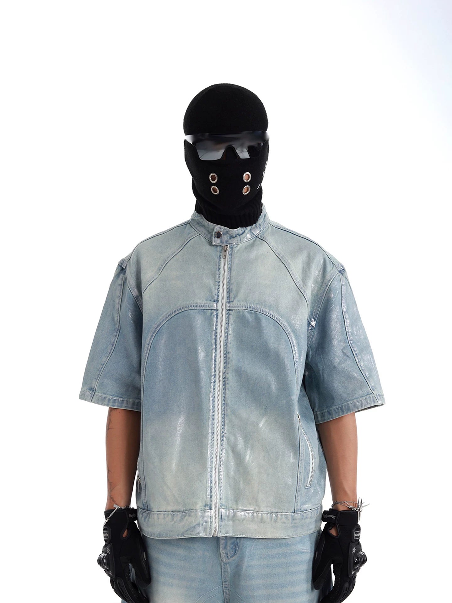 Glacier Moto Zip Denim Jacket